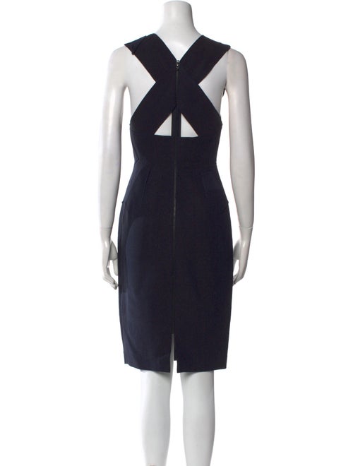 Roland Mouret Square Neckline Knee-Length Dress