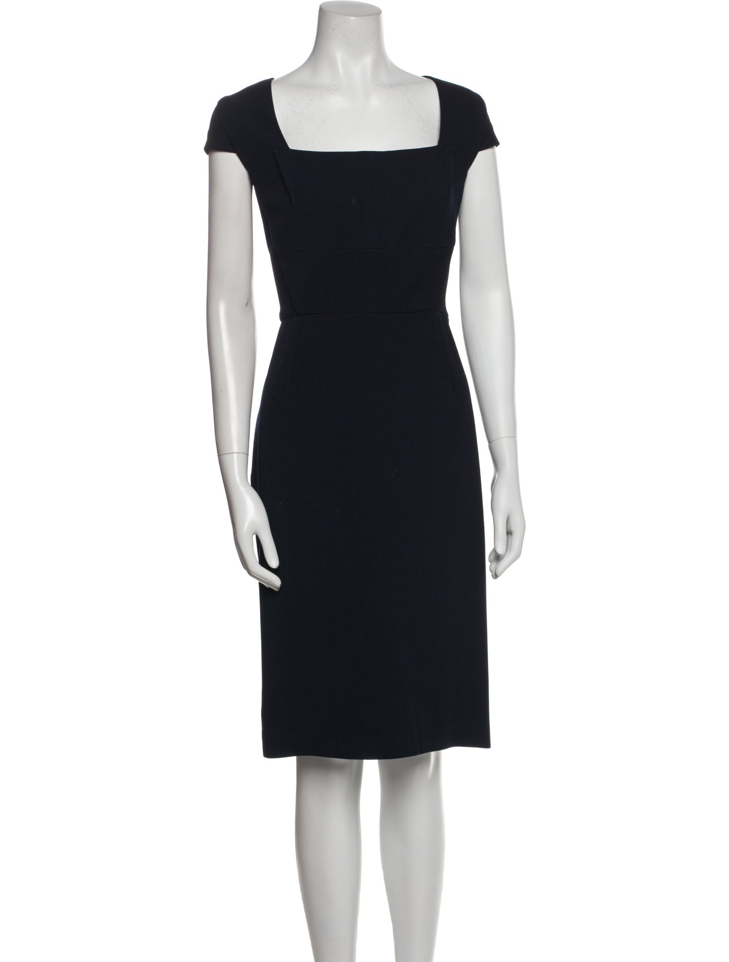 Roland Mouret Square Neckline Knee-Length Dress