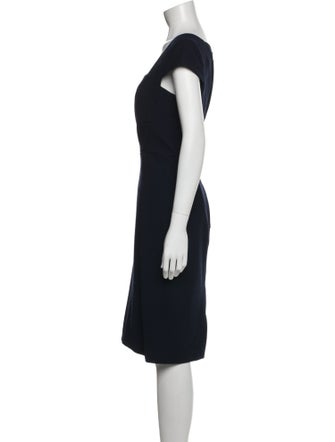 Roland Mouret Square Neckline Knee-Length Dress
