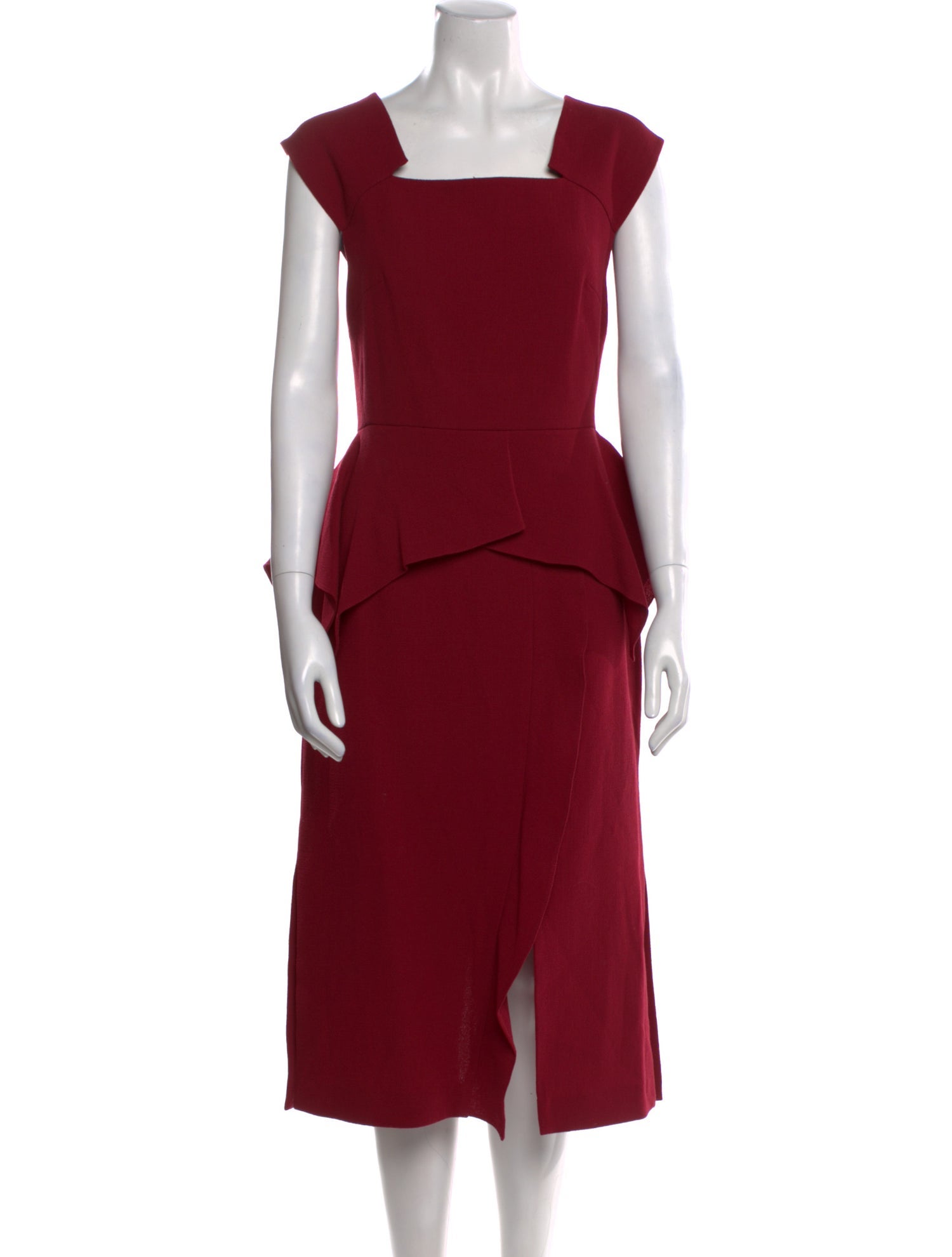 Roland Mouret Wool Midi Length Dress