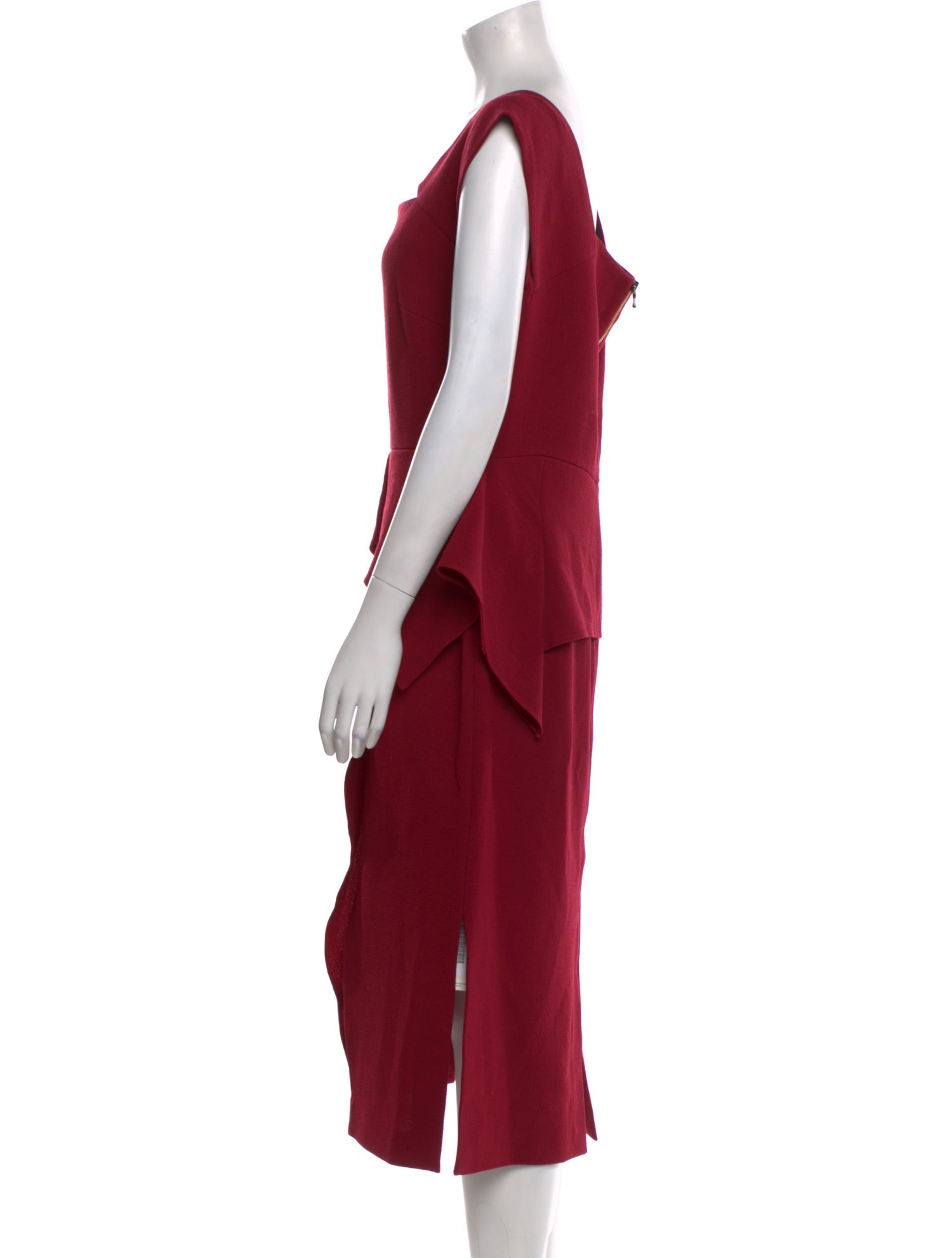 Roland Mouret Wool Midi Length Dress