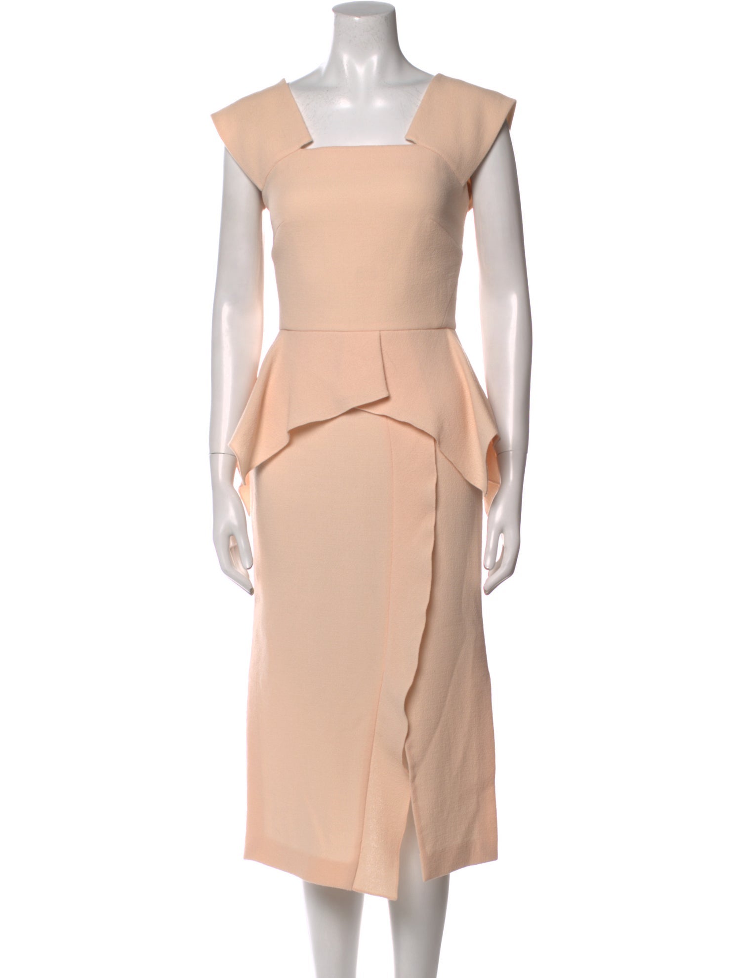 Roland Mouret Wool Midi Length Dress