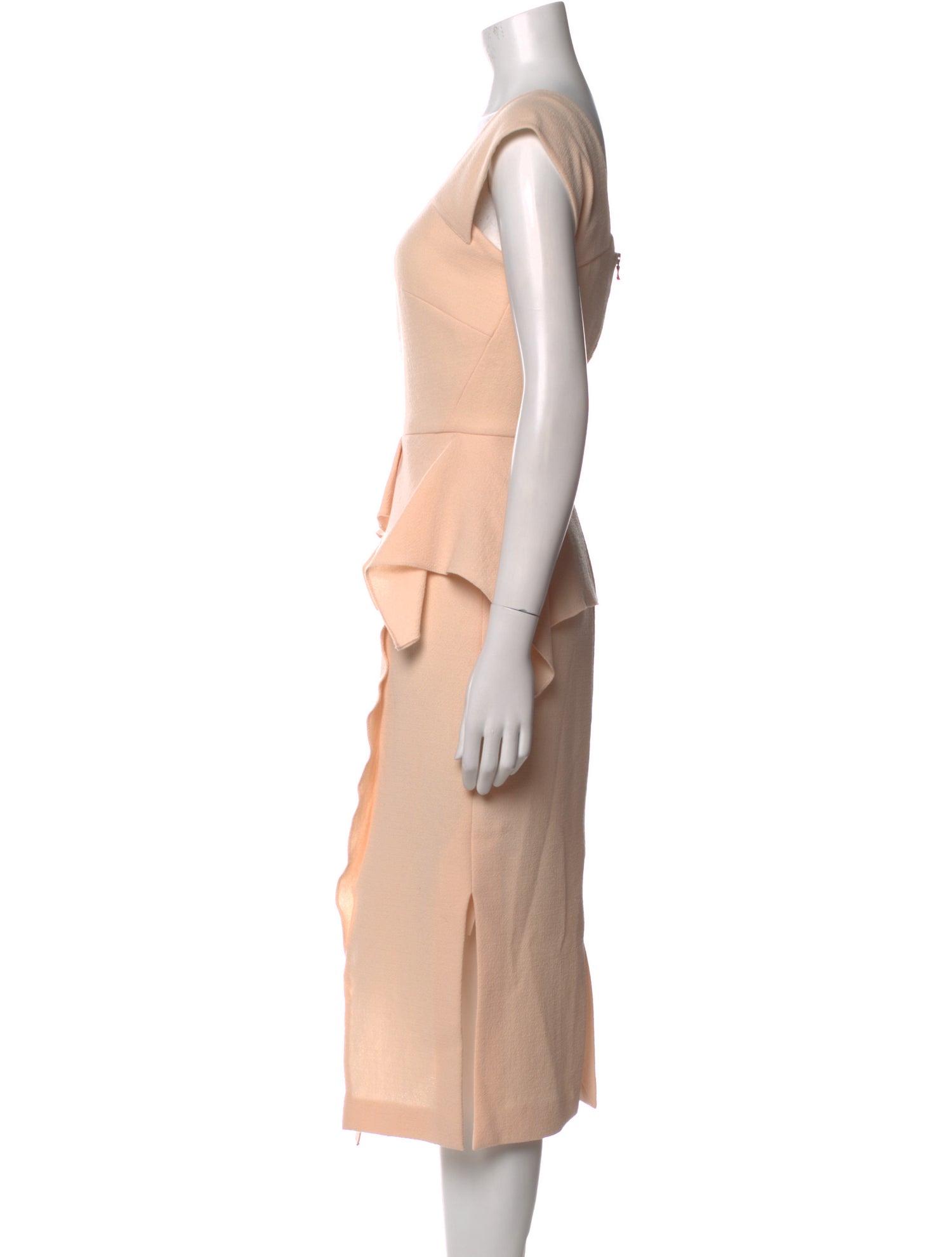 Roland Mouret Wool Midi Length Dress