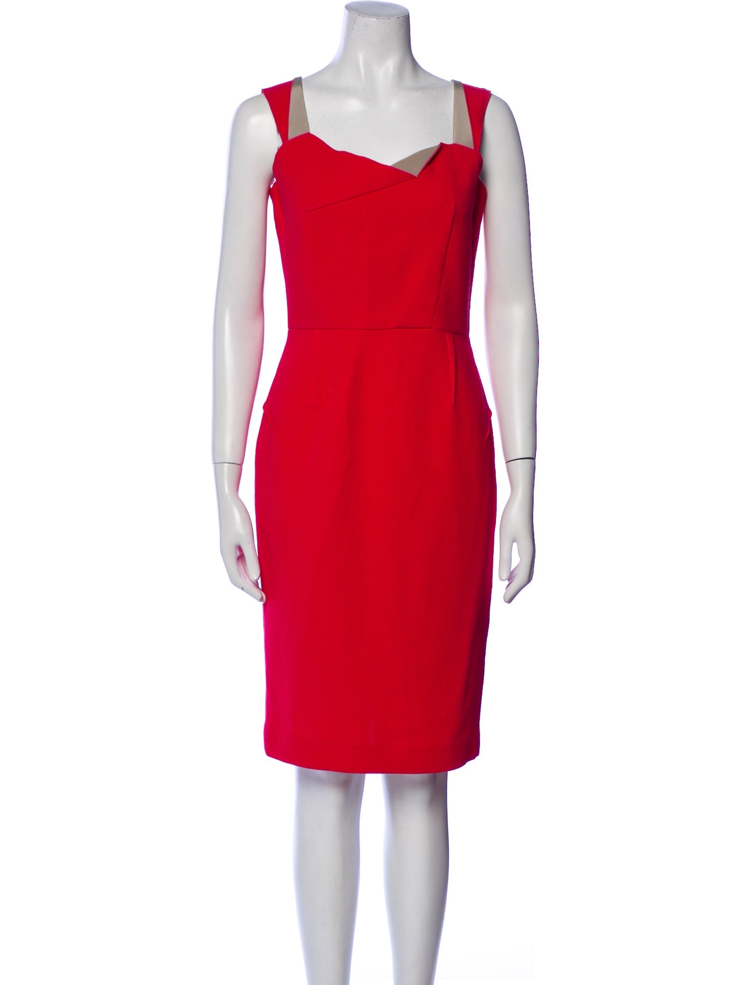 Roland Mouret Silk Midi Length Dress