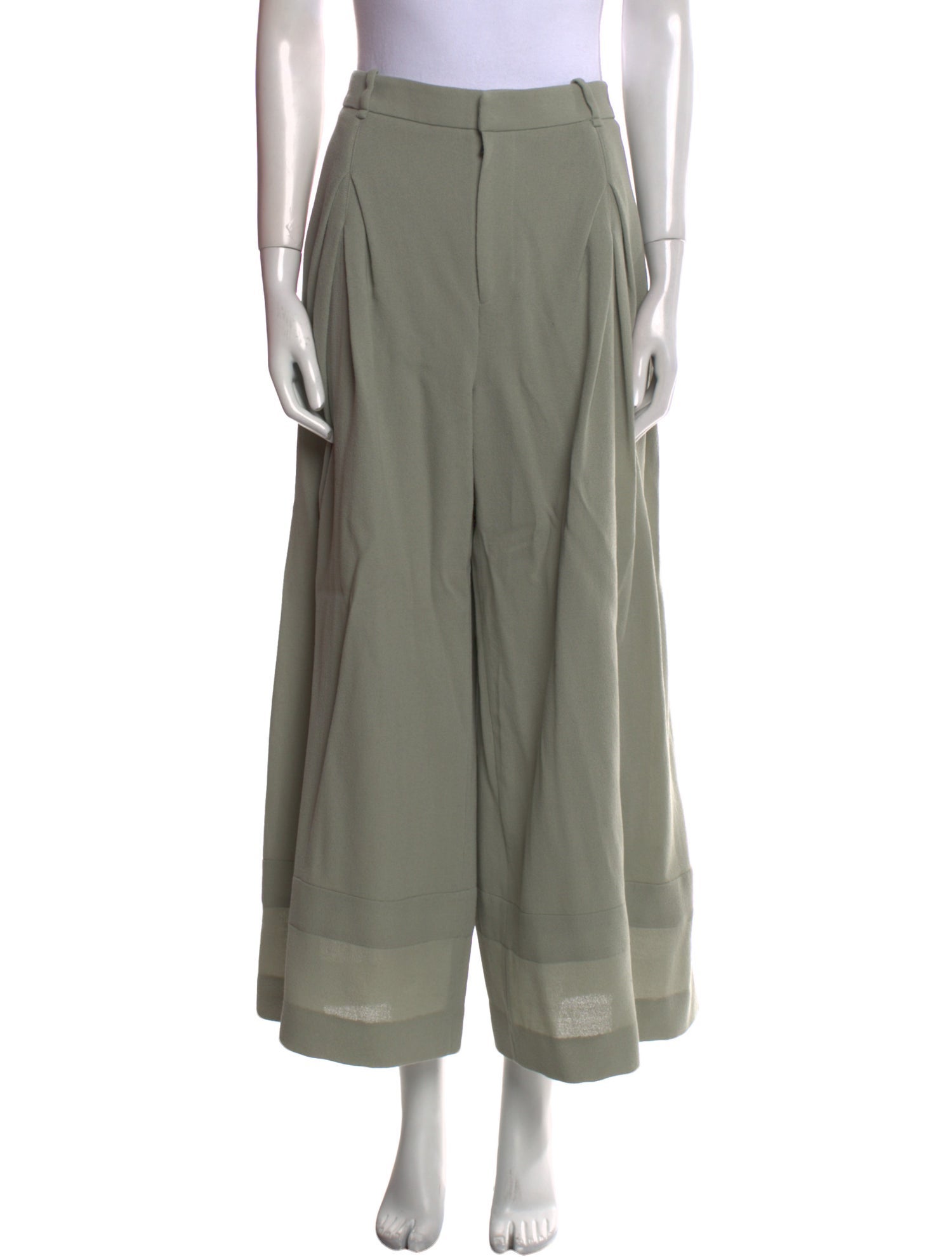 Roland Mouret Wool Wide Leg Pants