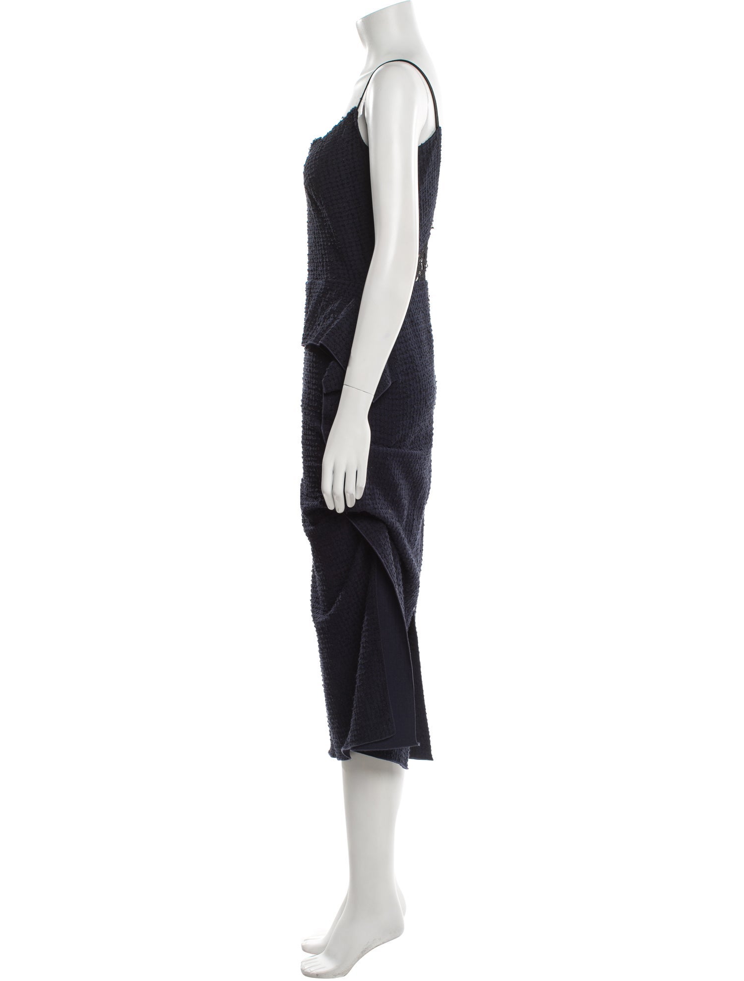 Roland Mouret V-Neck Long Dress