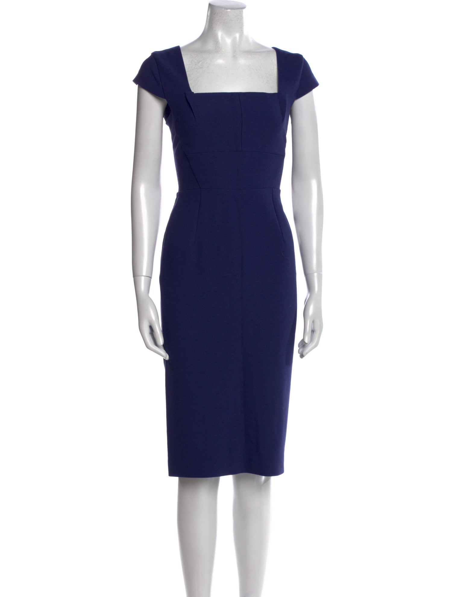 Roland Mouret Square Neckline Knee-Length Dress