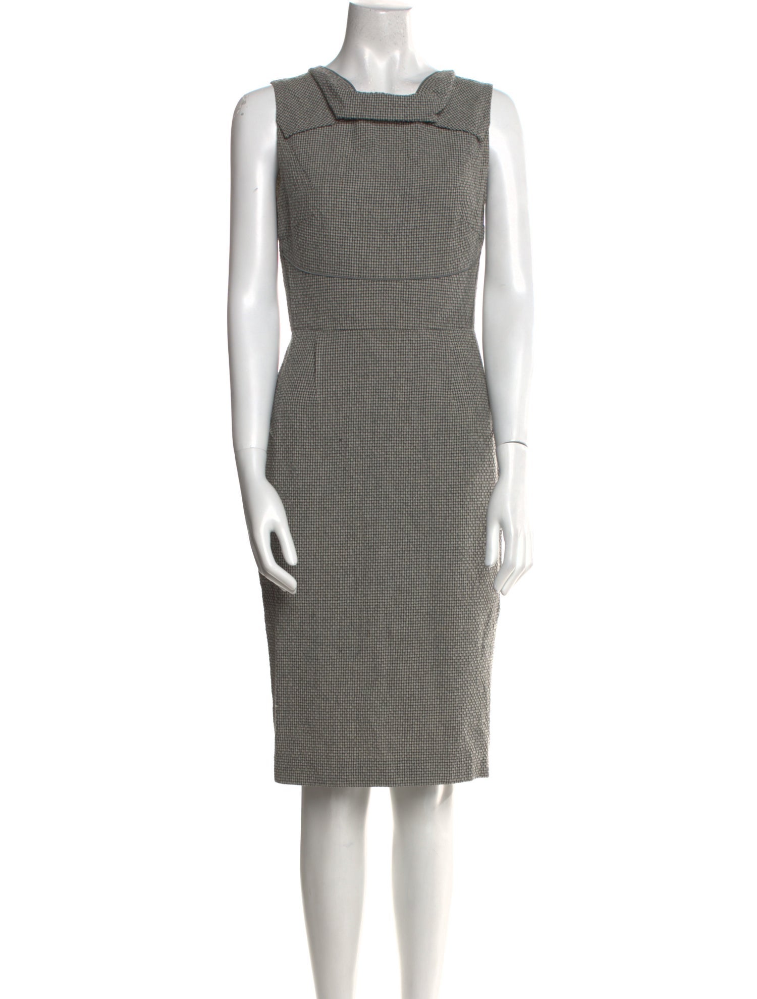 Roland Mouret Virgin Wool Knee-Length Dress
