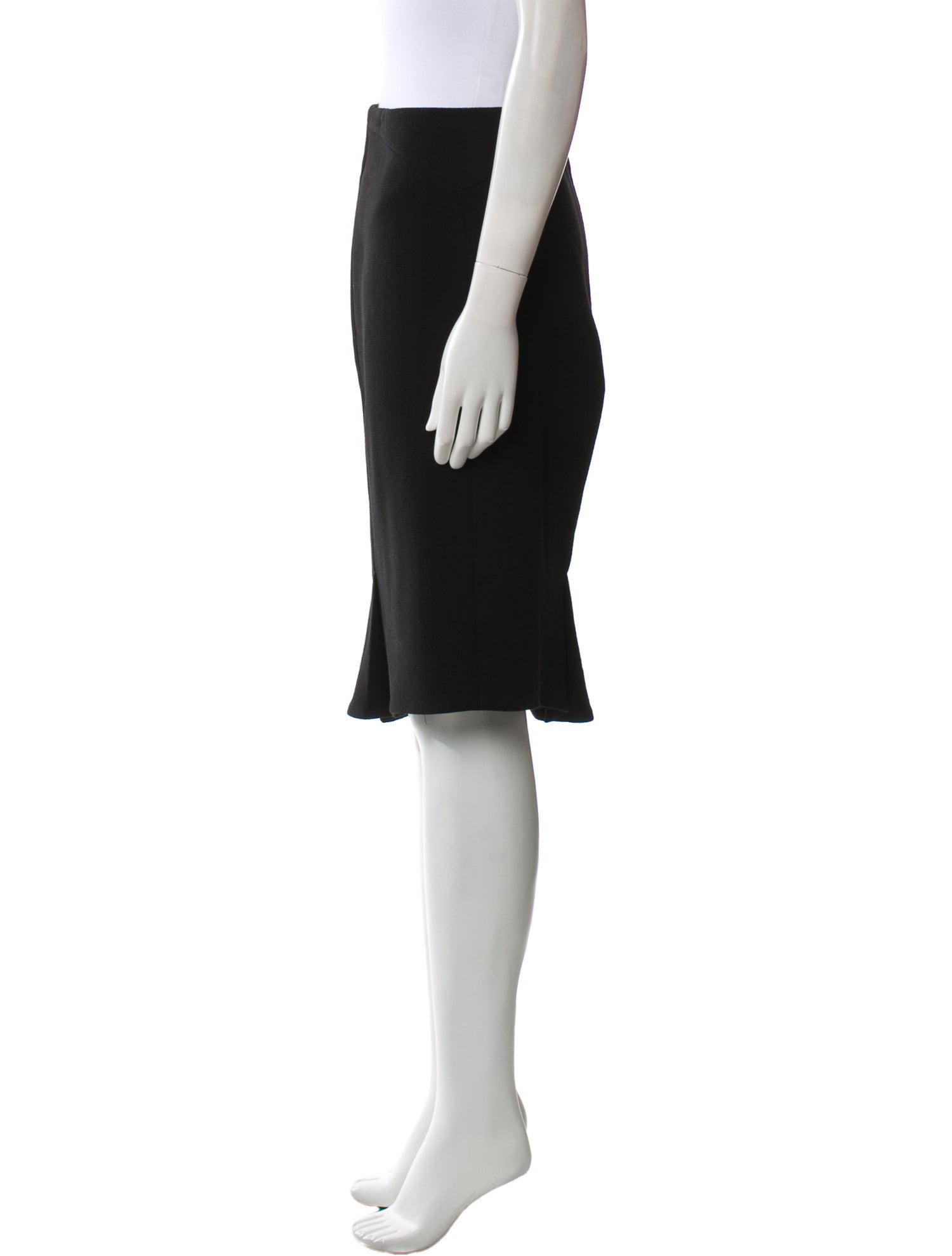 Roland Mouret Wool Knee-Length Skirt