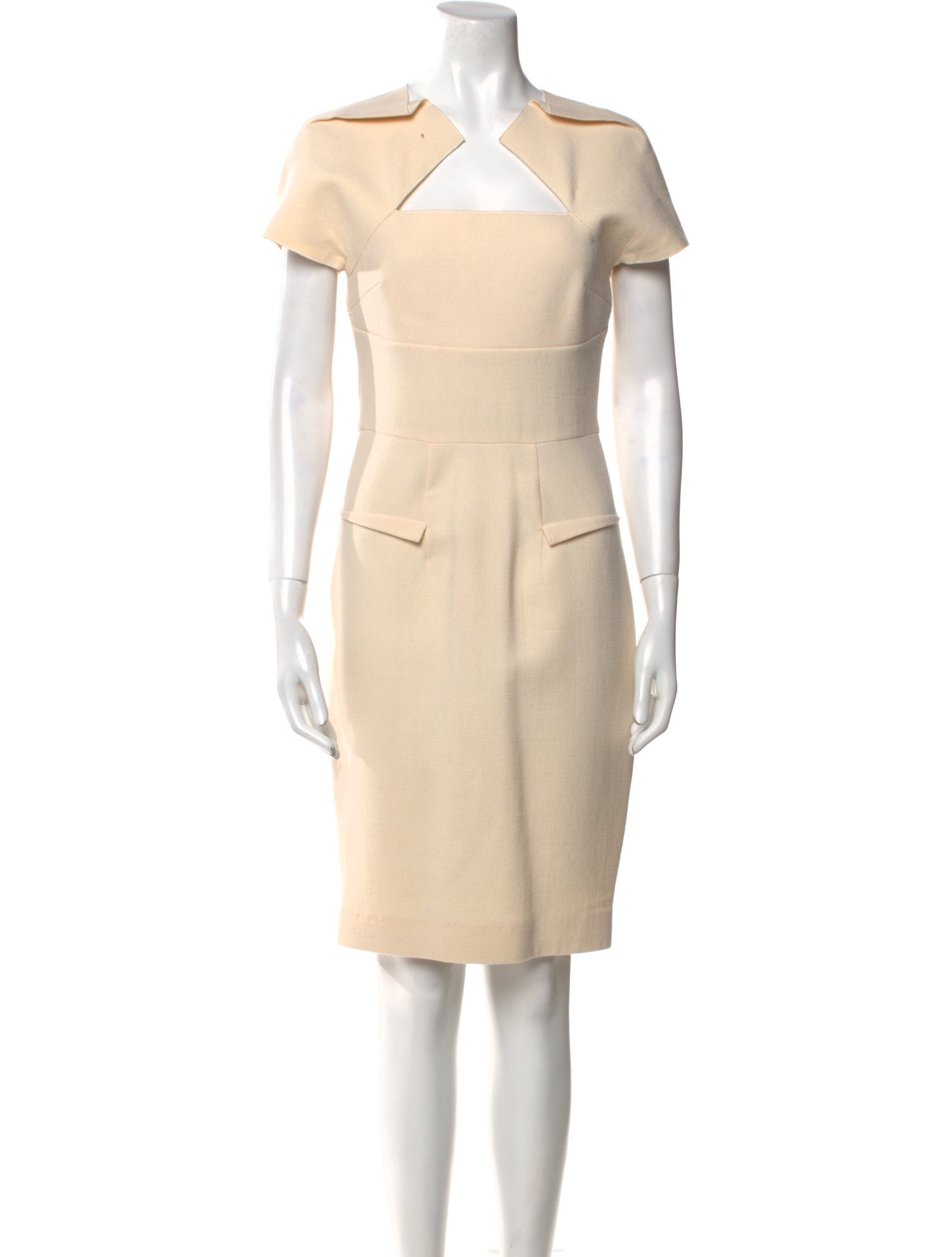 Roland Mouret Wool Knee-Length Dress