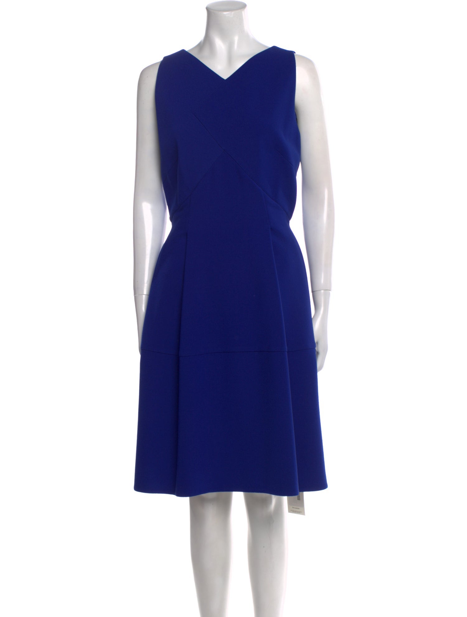 Roland Mouret V-Neck Knee-Length Dress