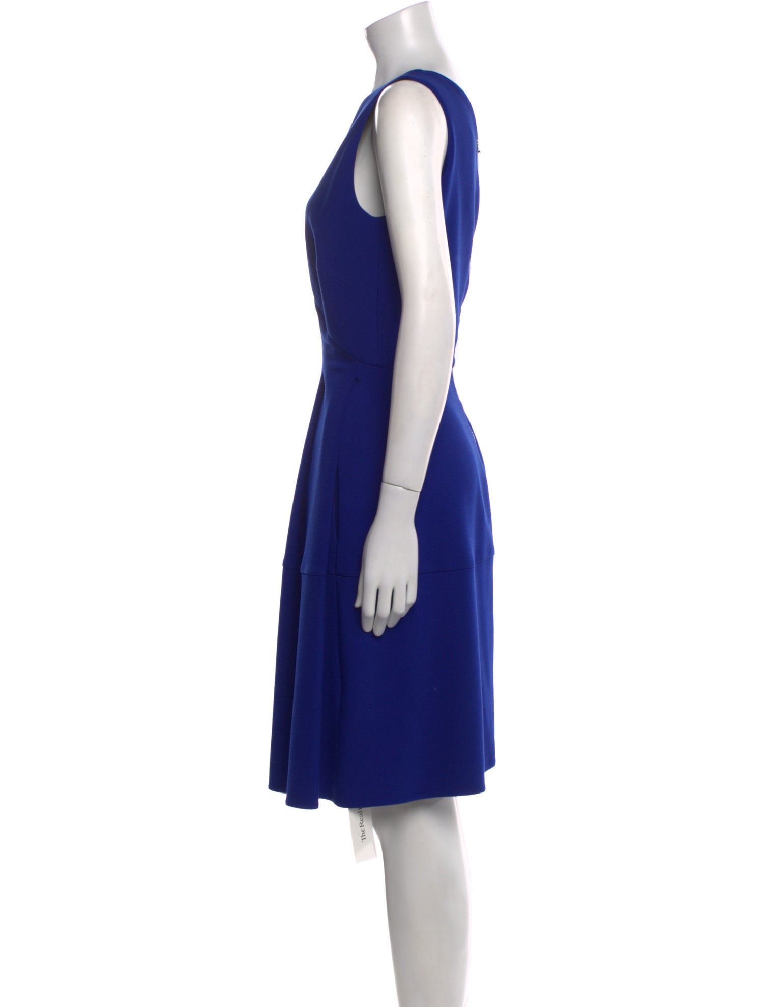 Roland Mouret V-Neck Knee-Length Dress