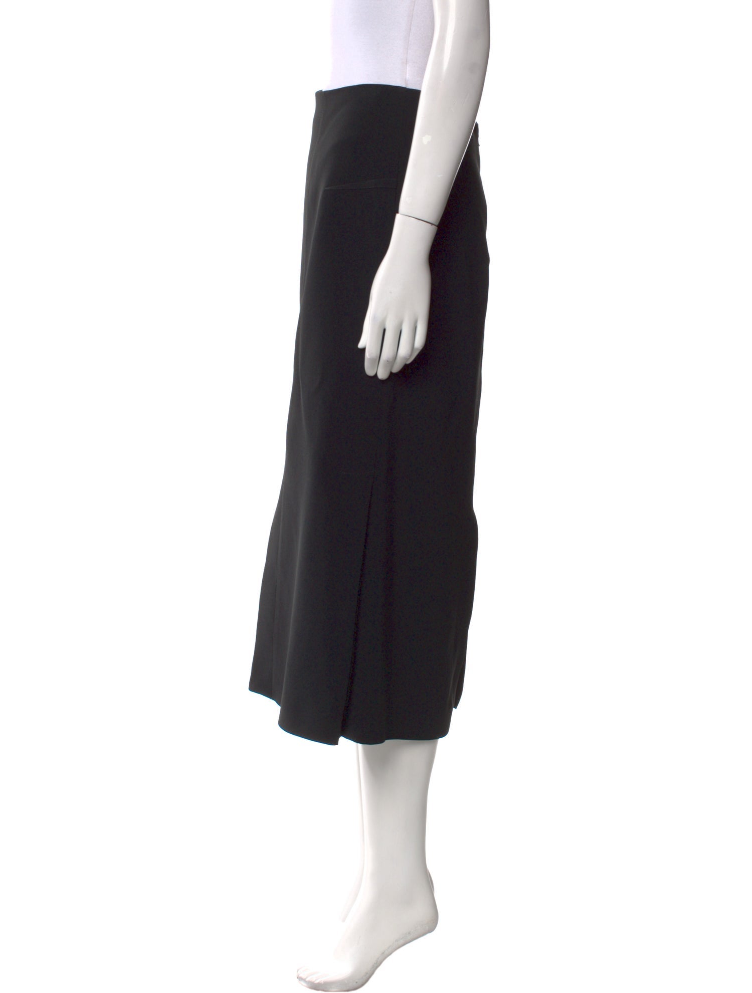 Roland Mouret Cutout Accent Midi Length Skirt