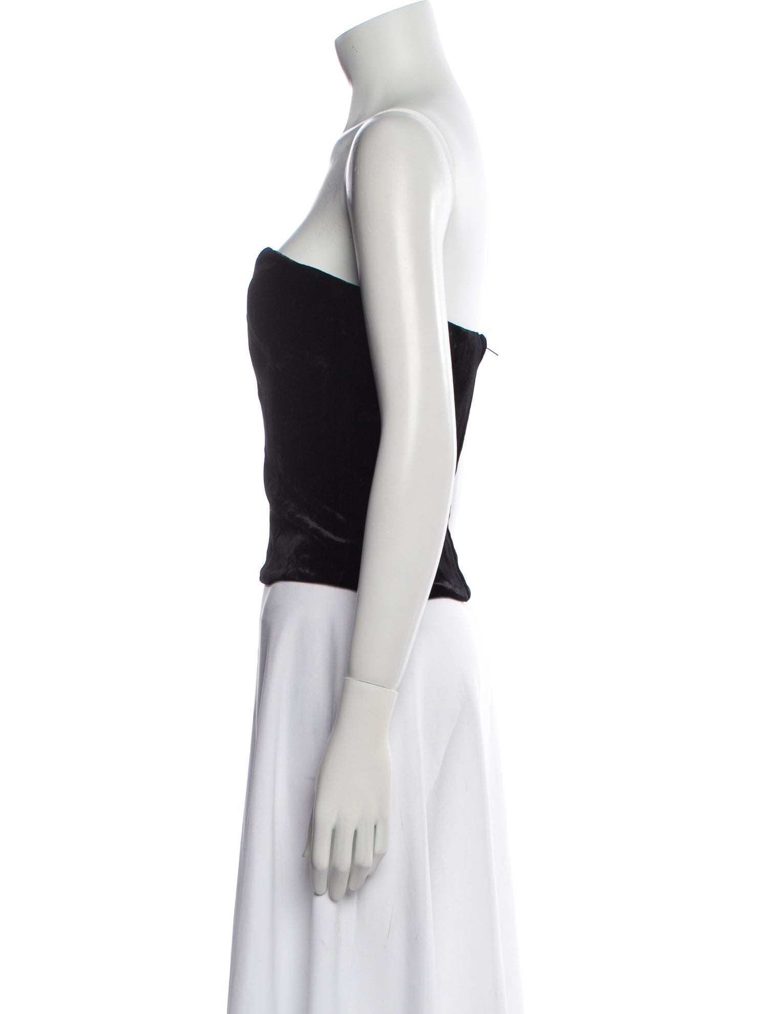 Roland Mouret Strapless Crop Top