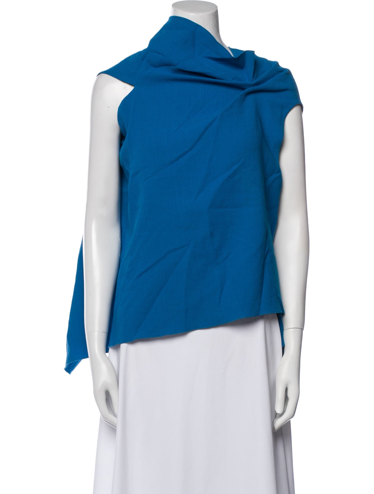Roland Mouret Wool Cowl Neck Top