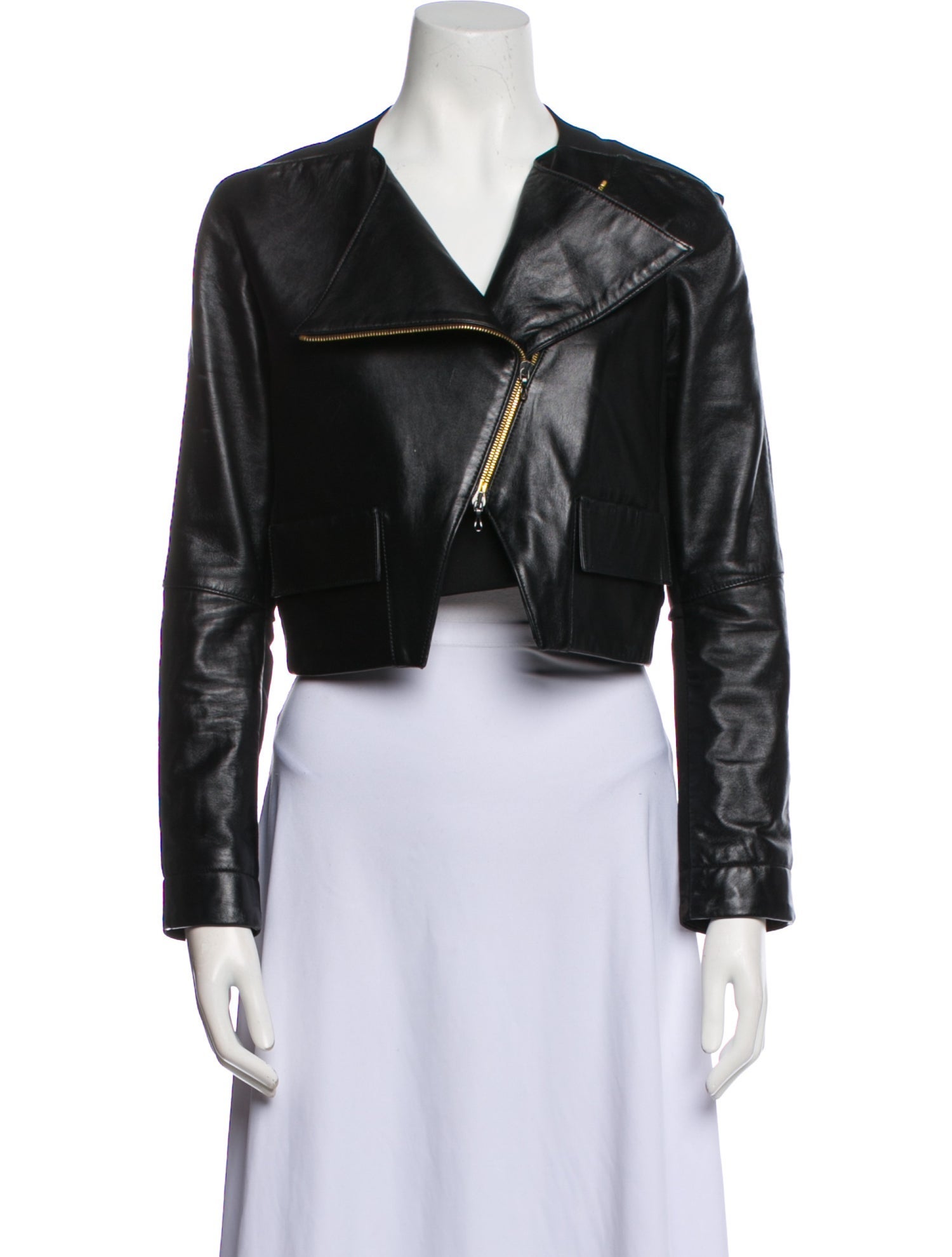 Roland Mouret Leather Biker Jacket