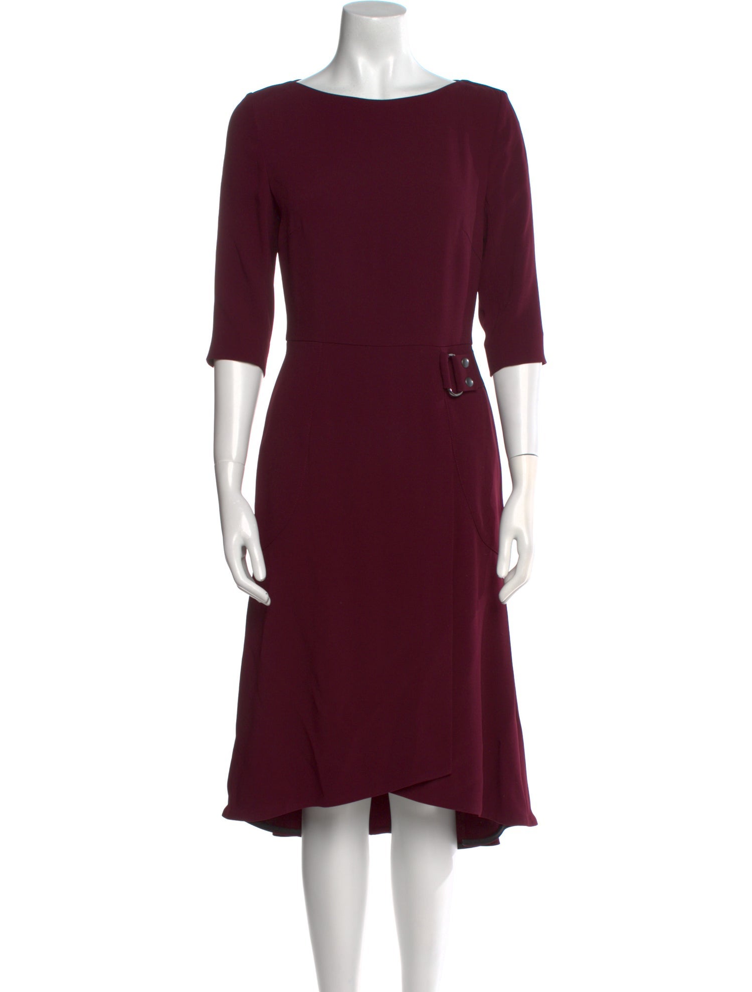 Roland Mouret Bateau Neckline Midi Length Dress