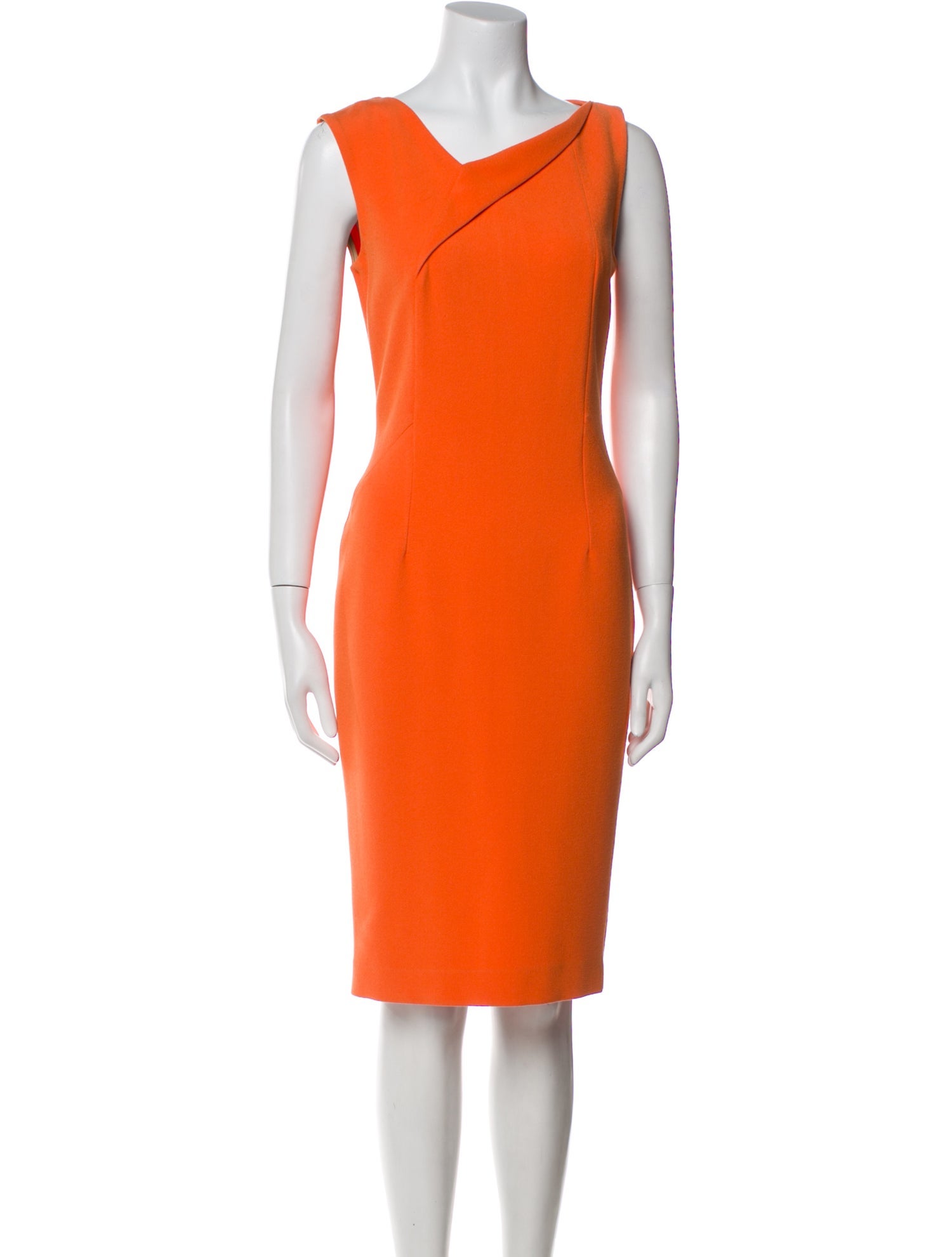 Roland Mouret Cowl Neck Knee-Length Dress