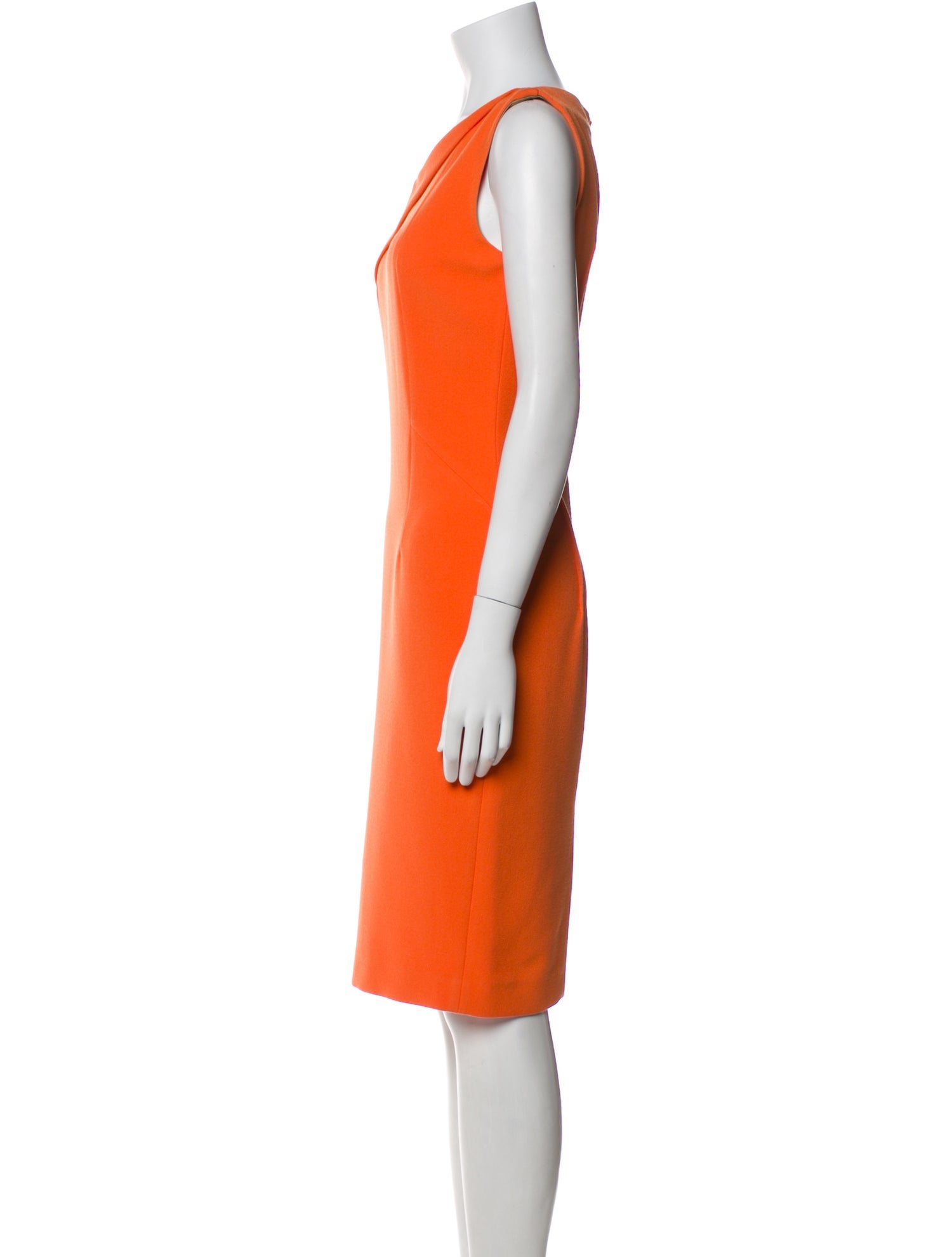 Roland Mouret Cowl Neck Knee-Length Dress