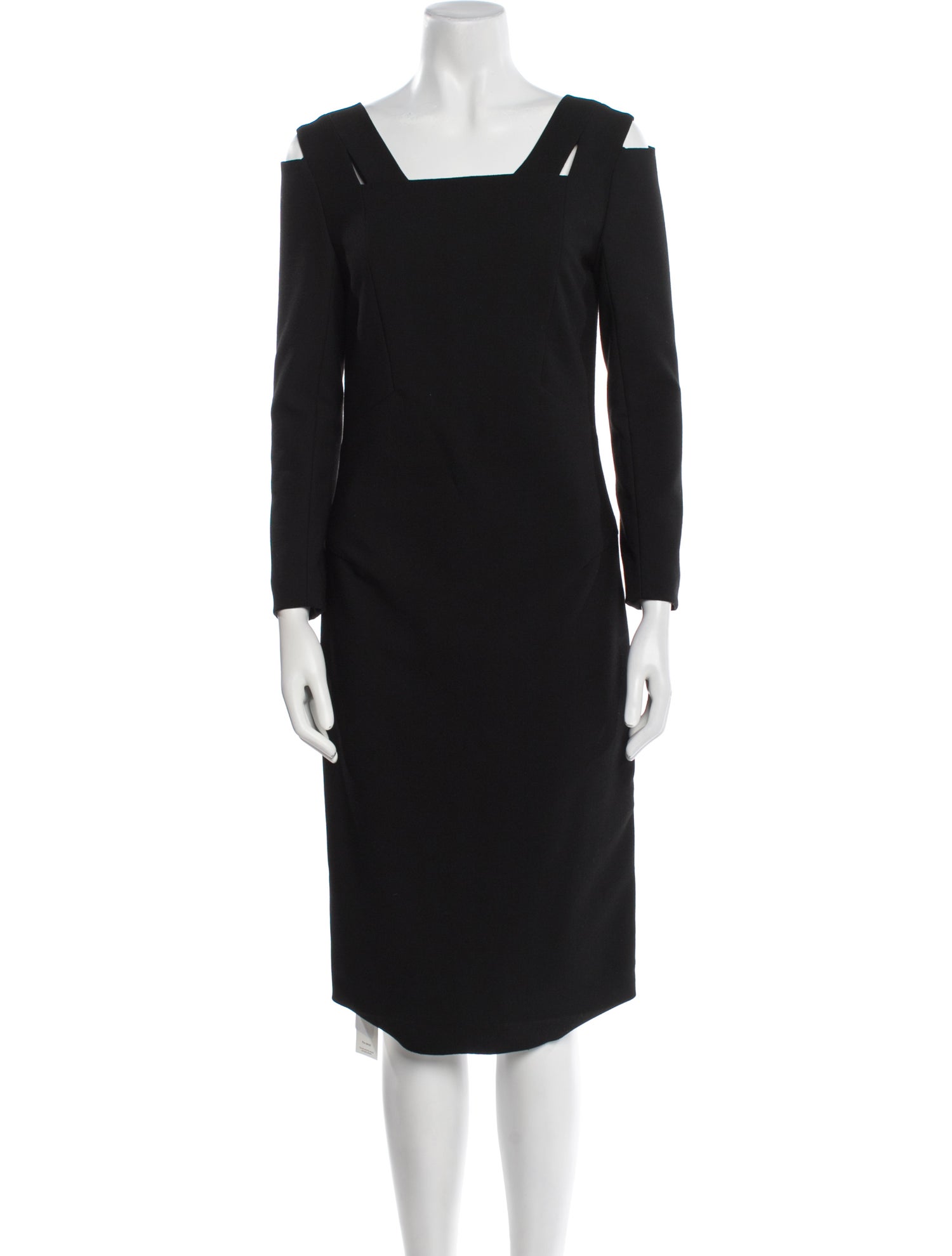 Roland Mouret Square Neckline Midi Length Dress