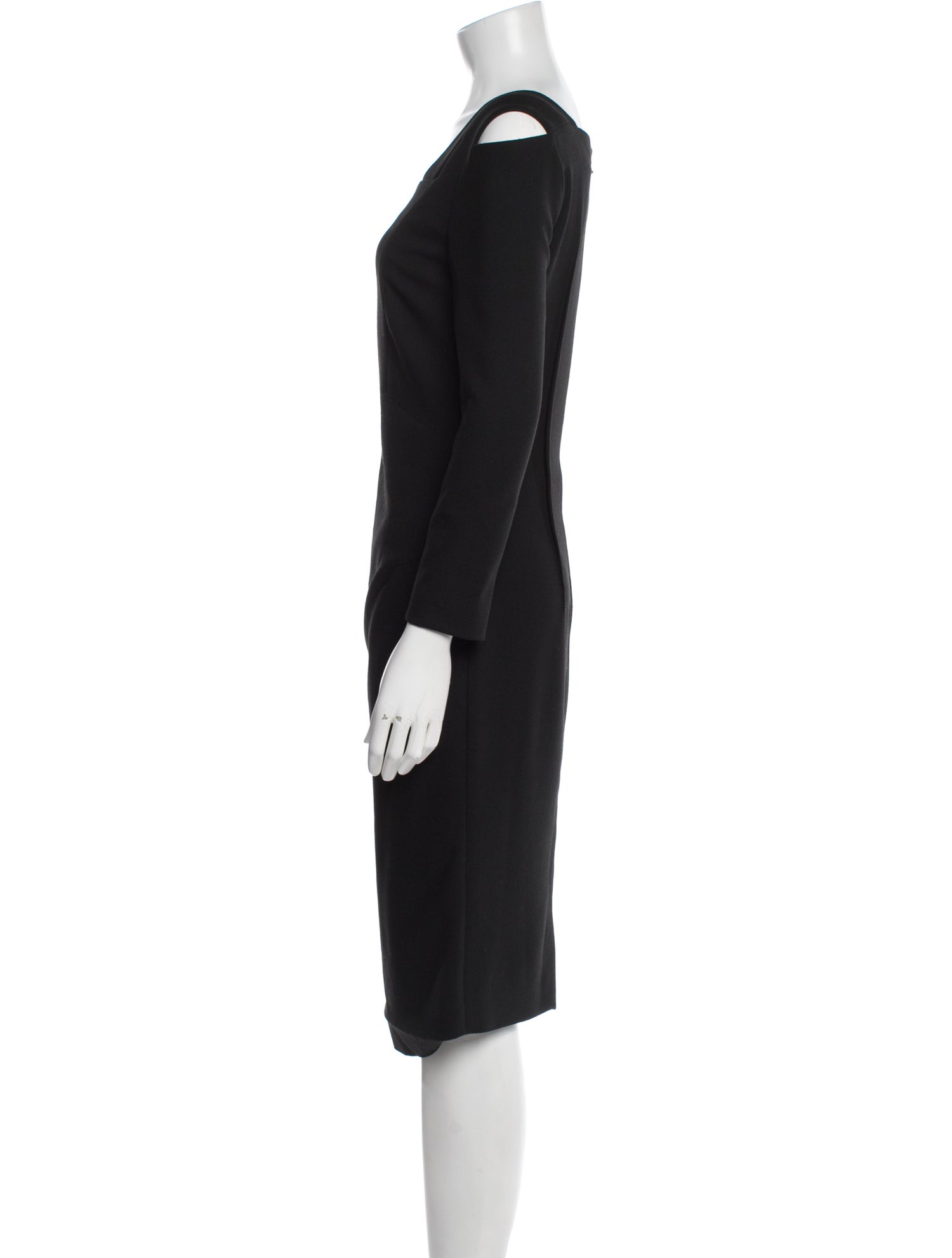 Roland Mouret Square Neckline Midi Length Dress