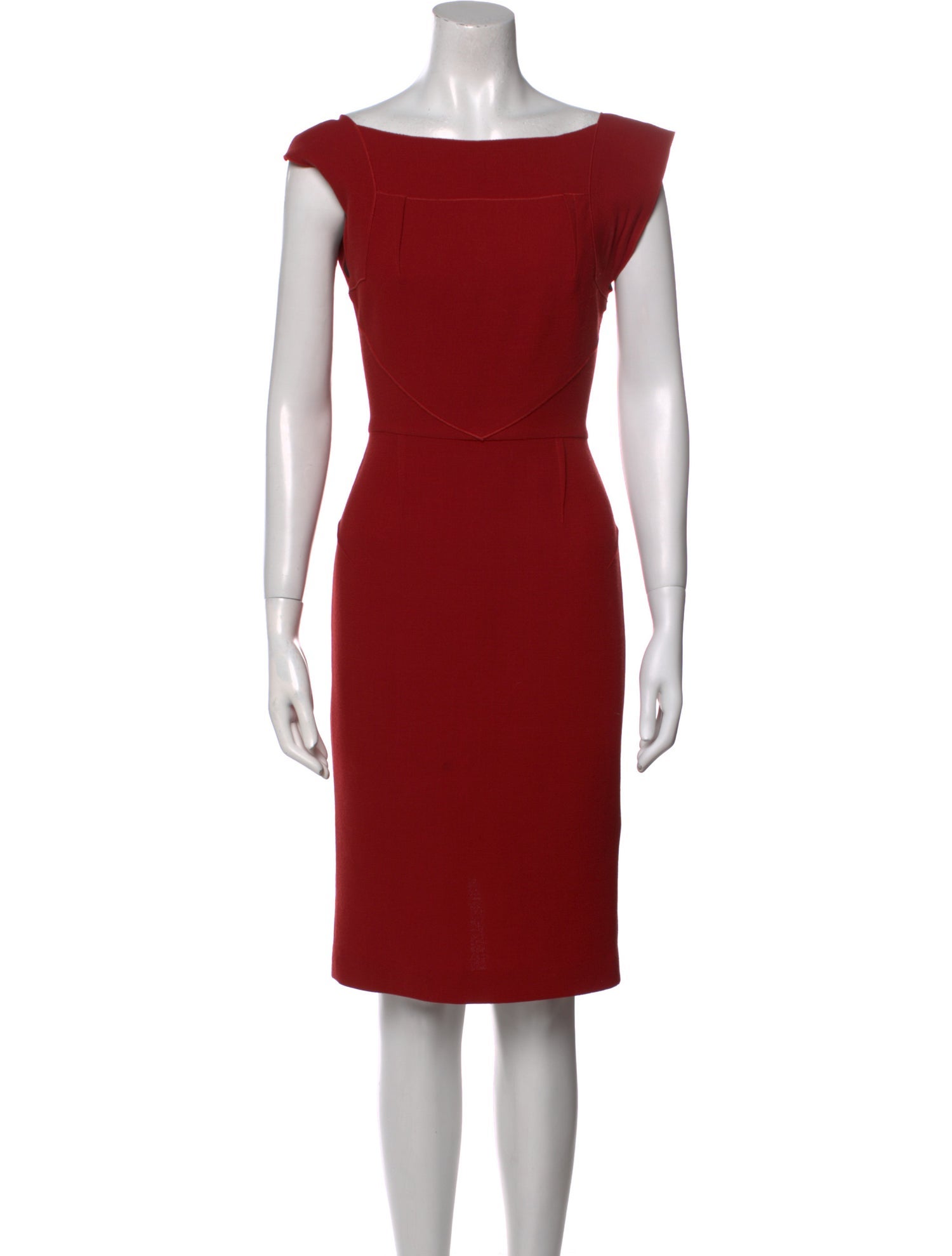 Roland Mouret Wool Knee-Length Dress