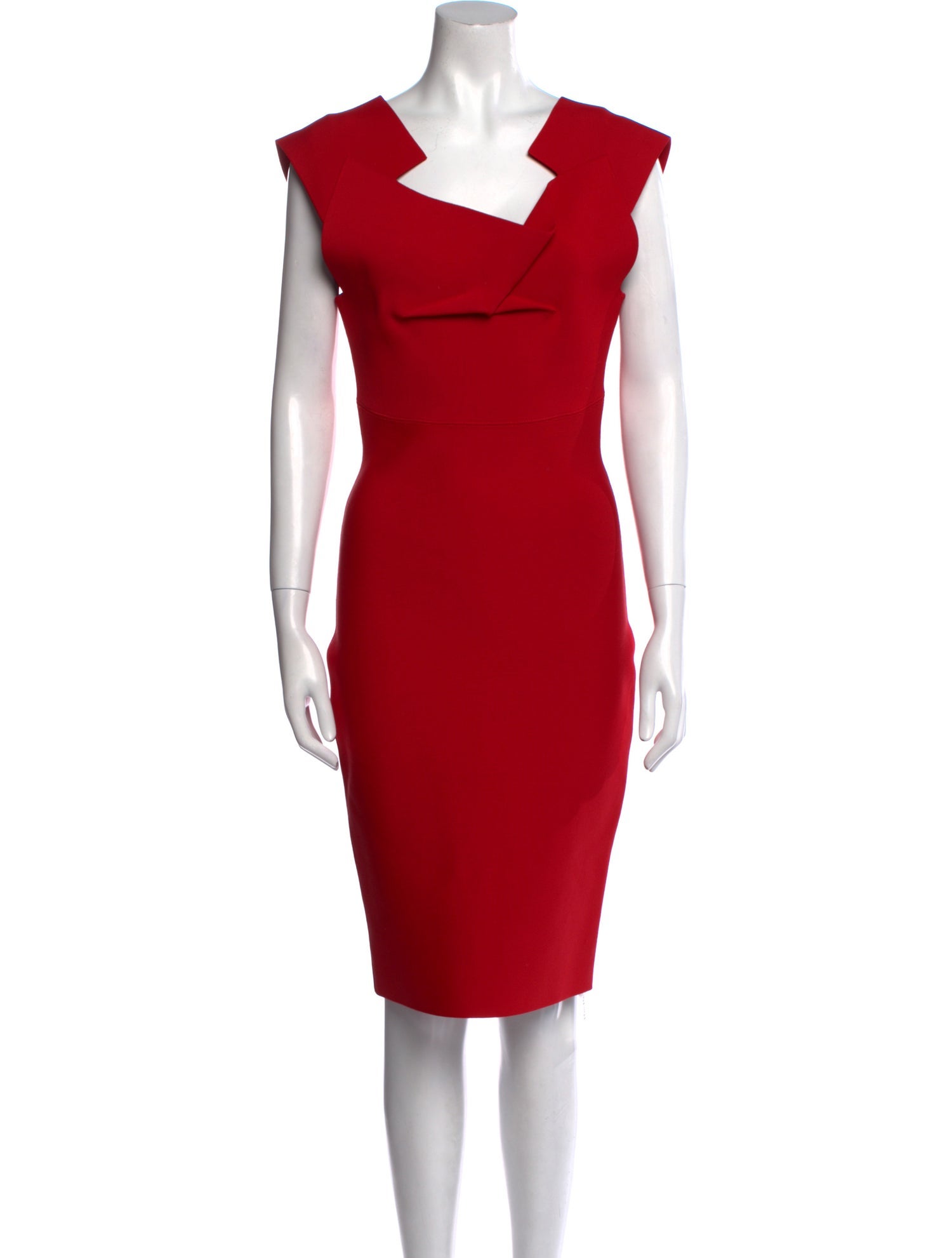 Roland Mouret Square Neckline Knee-Length Dress