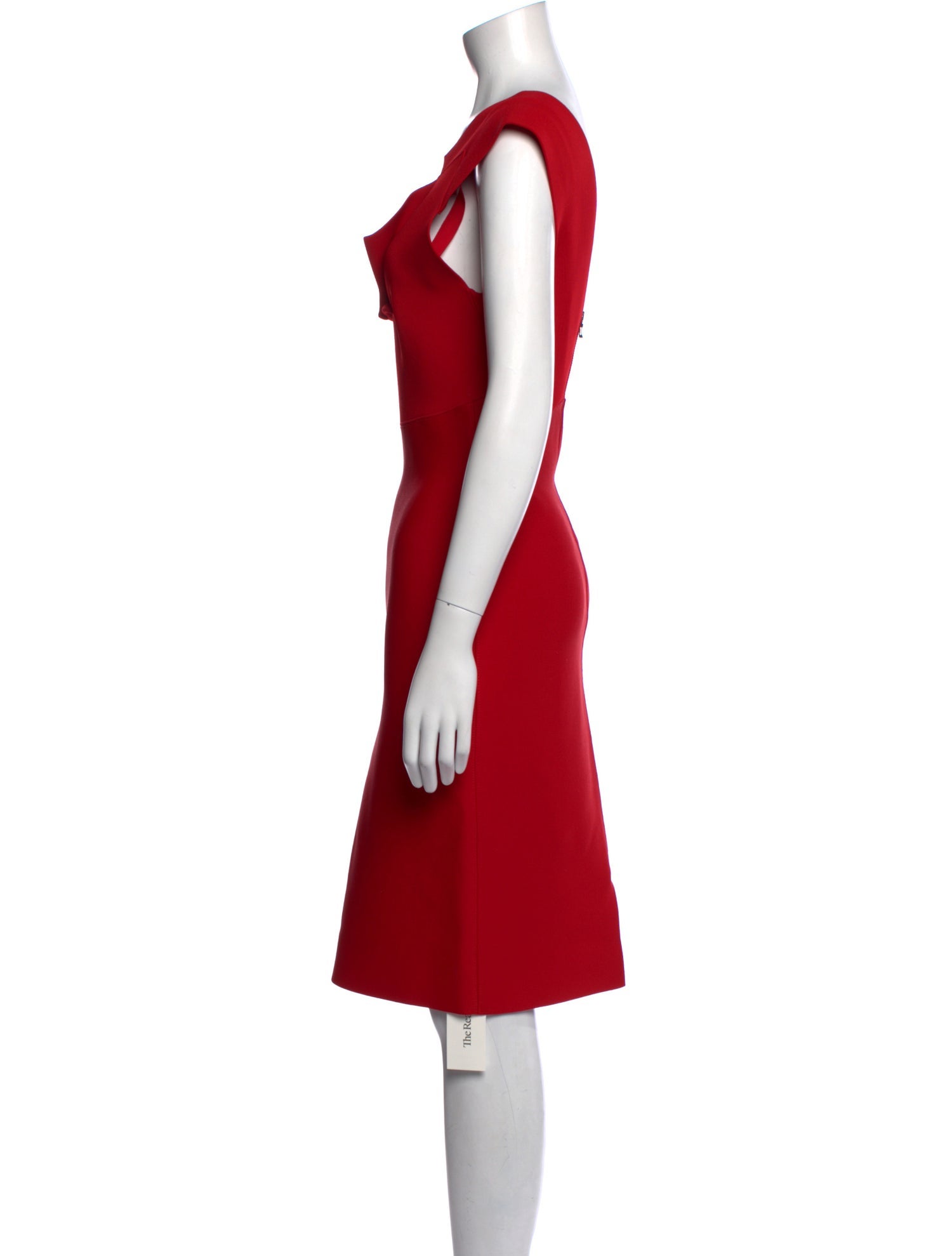 Roland Mouret Square Neckline Knee-Length Dress