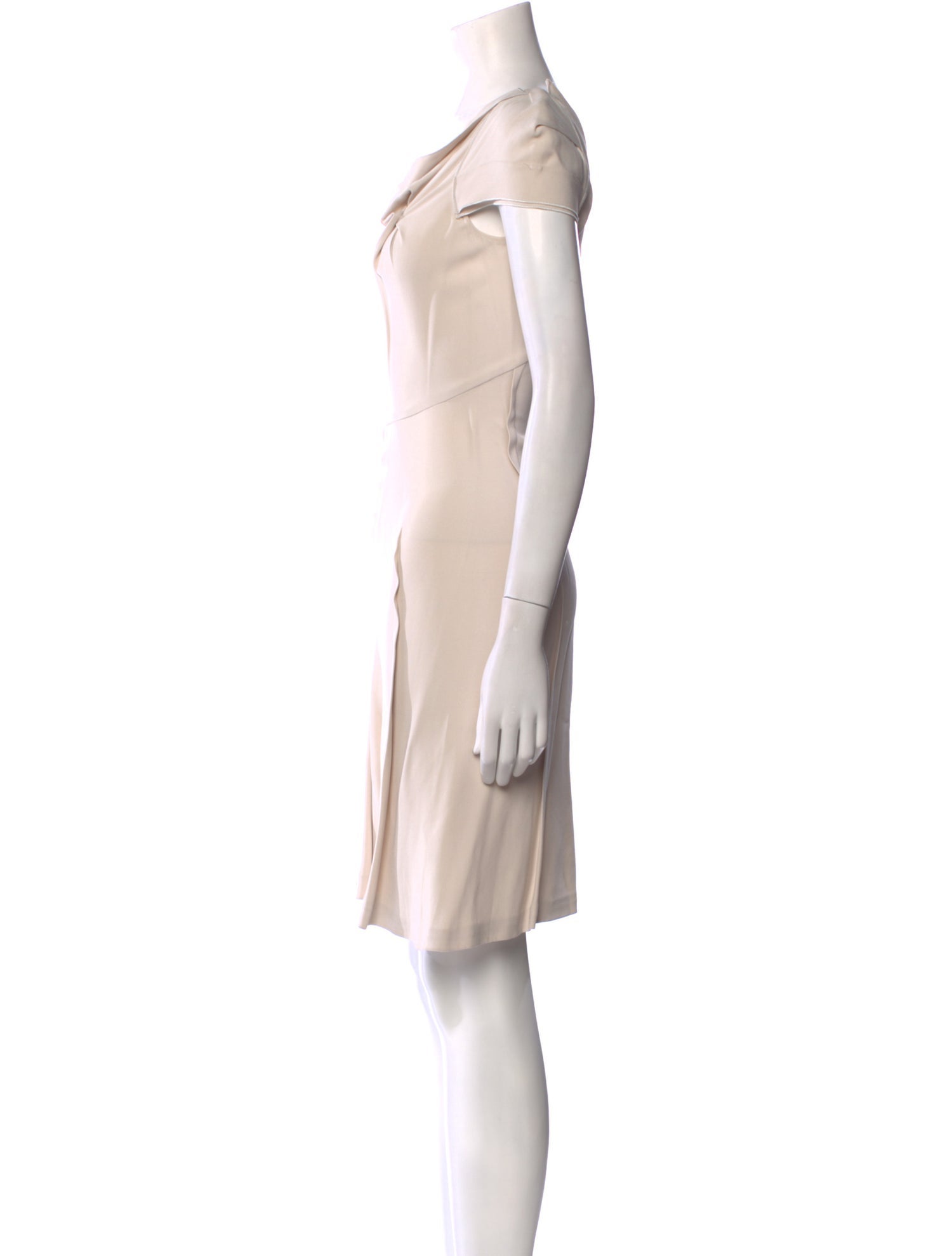 Roland Mouret Cowl Neck Knee-Length Dress