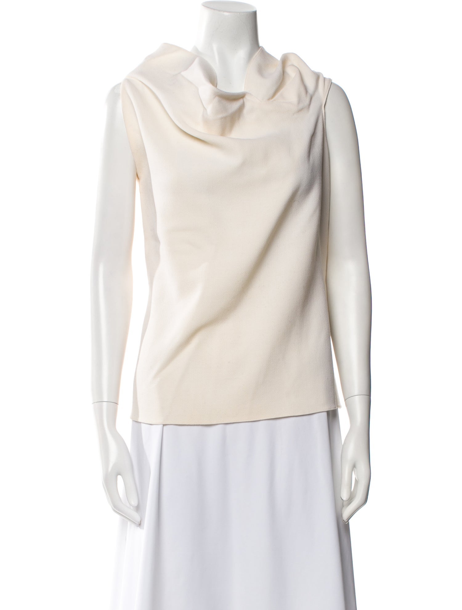 Roland Mouret Wool Cowl Neck Top