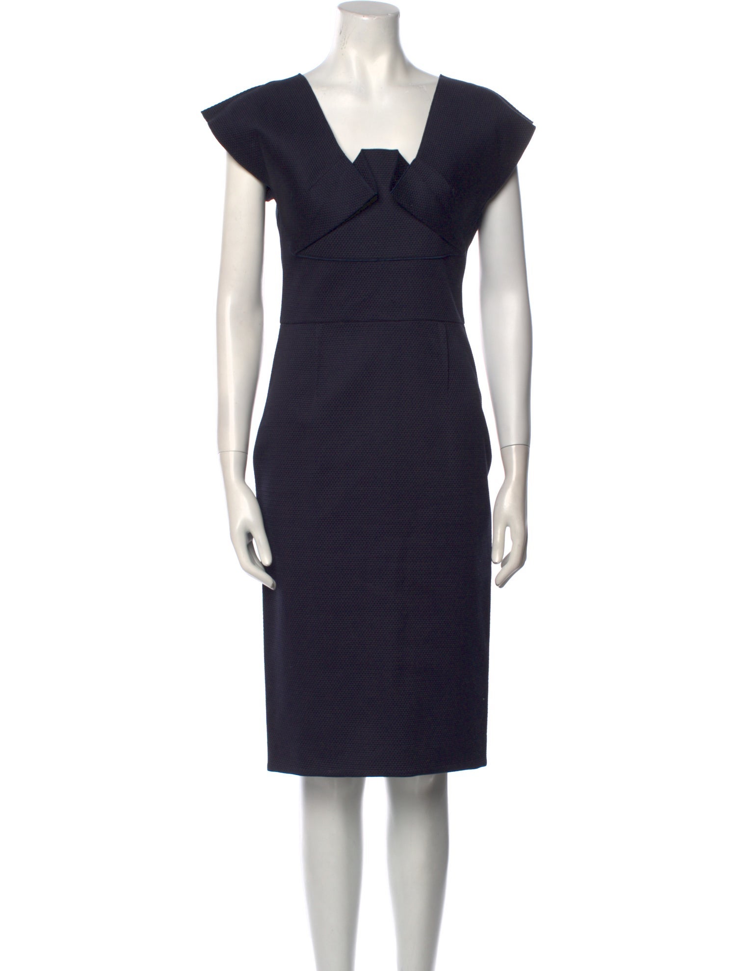 Roland Mouret Square Neckline Knee-Length Dress