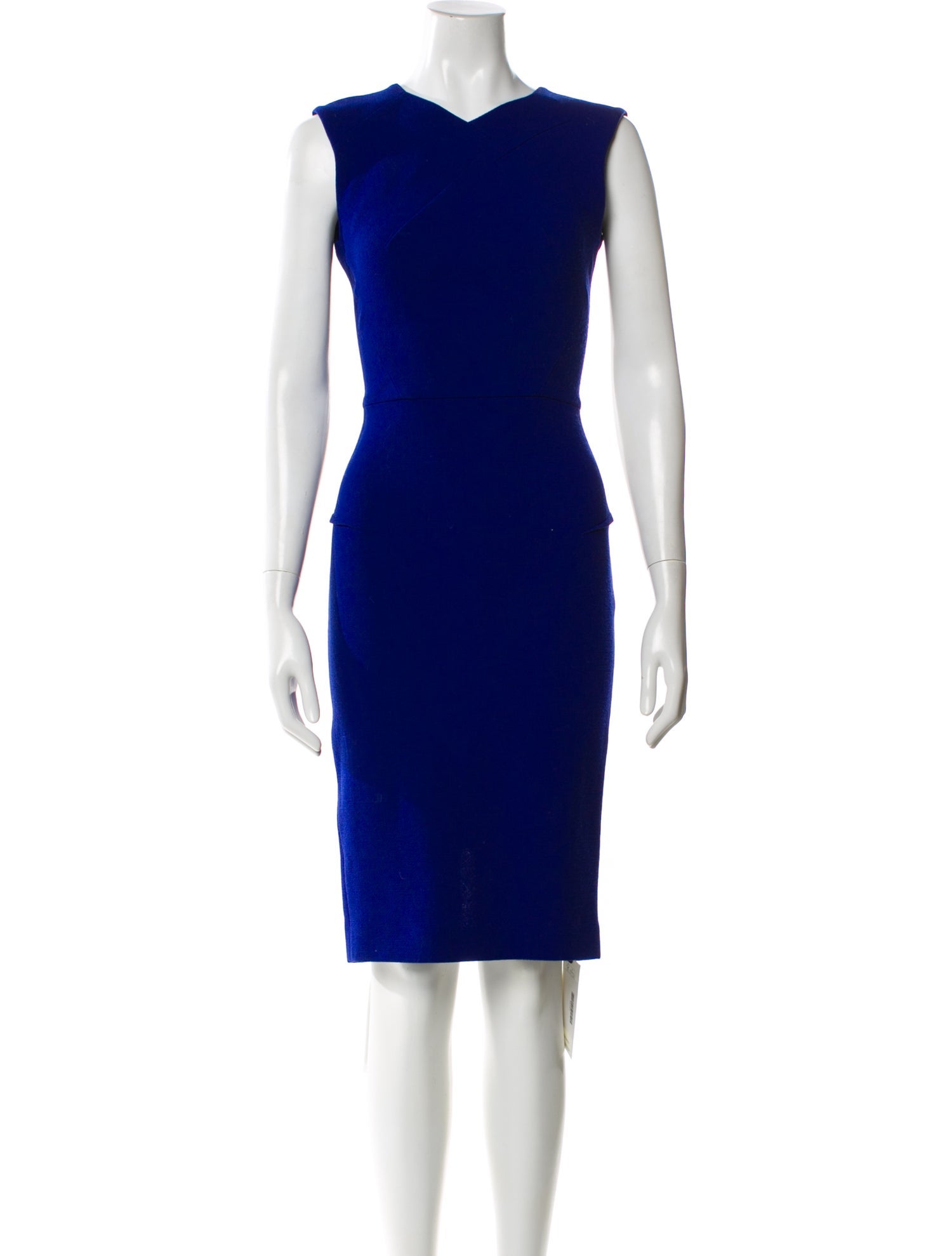 Roland Mouret Bateau Neckline Knee-Length Dress - Blue Dresses, Clothing -  ROL50015 | The RealReal
