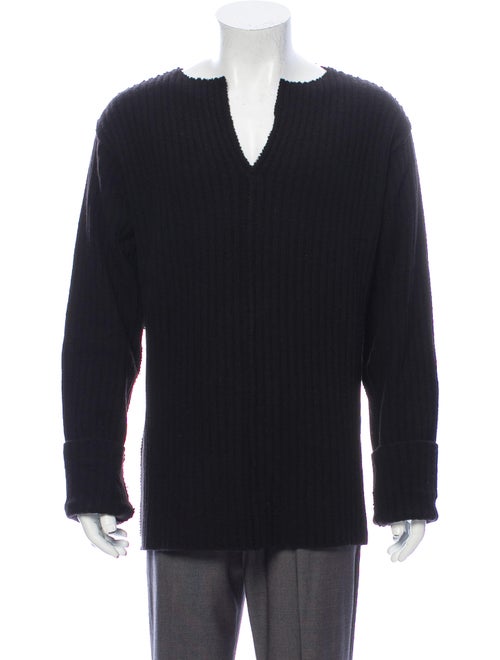 Romeo Gigli Wool V-Neck Pullover Wool