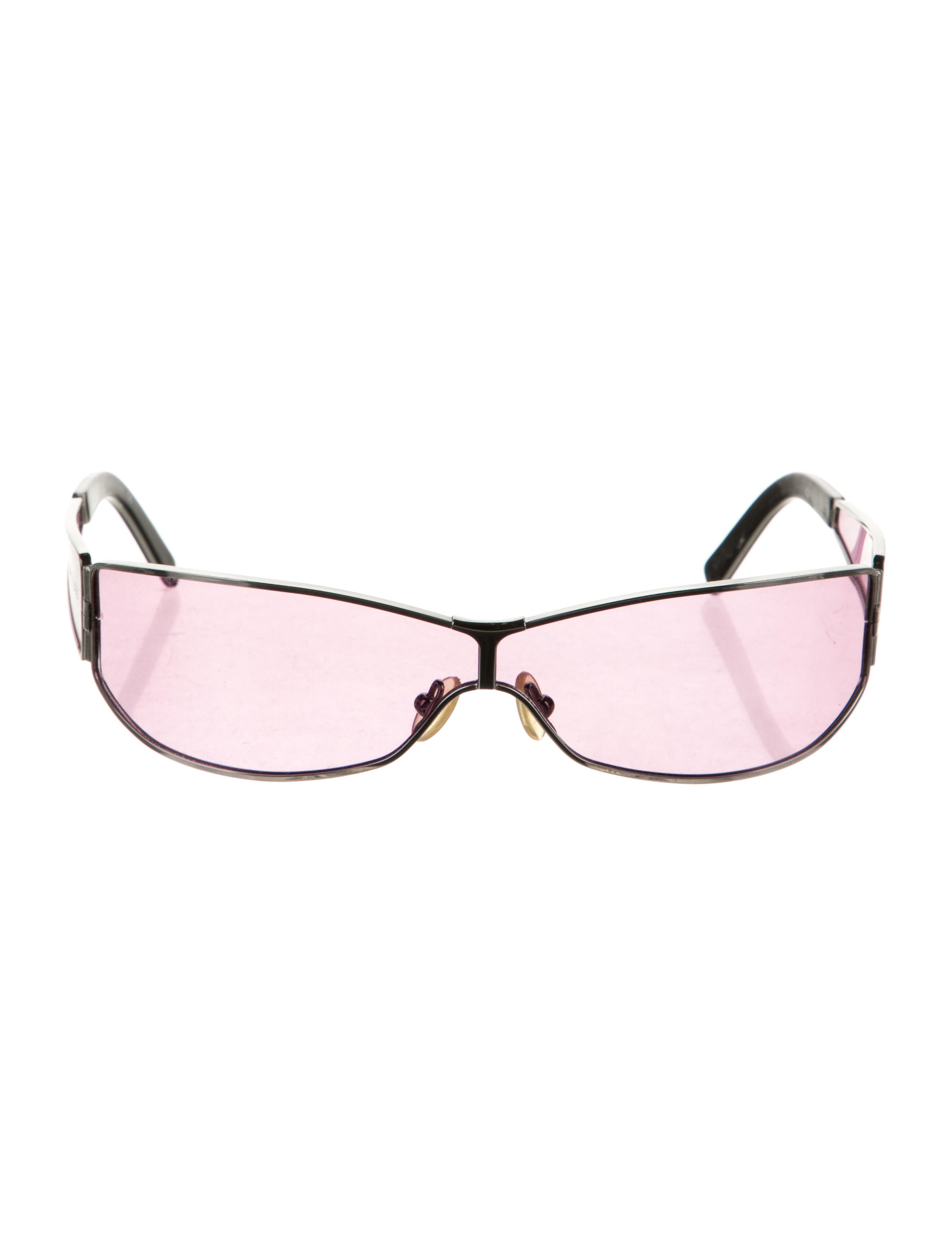 Romeo Gigli Shield Tinted Sunglasses - Silver Sunglasses