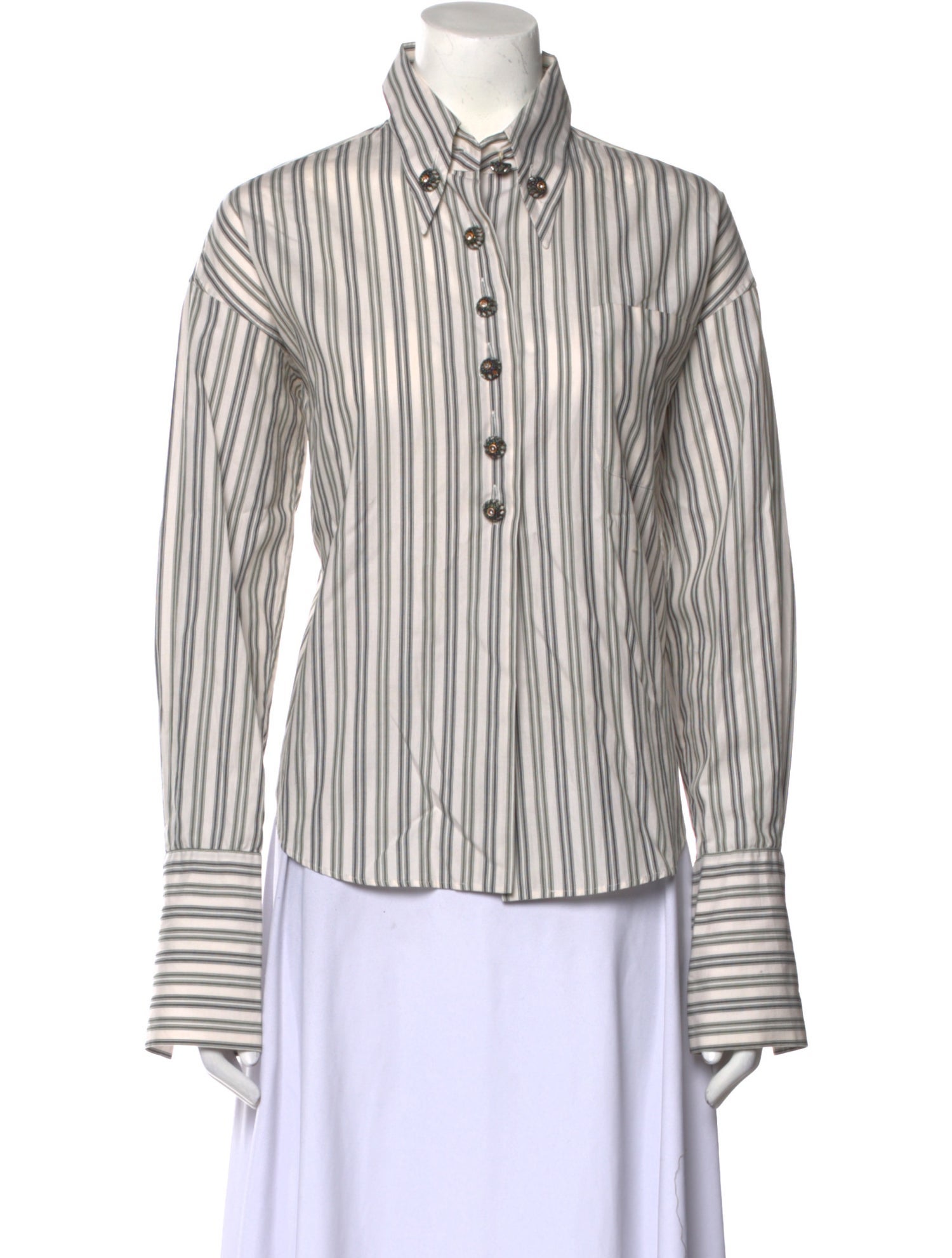 Romeo Gigli Vintage 1990's Button-Up Top