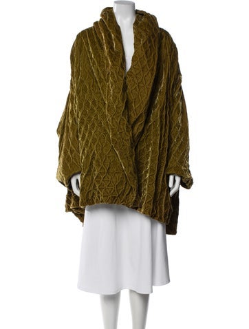 Pre-owned Romeo Gigli Vintage 1991 Coat In Green