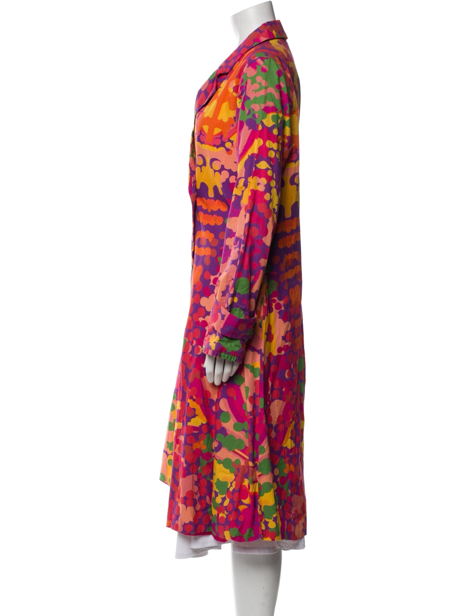 Roopa Printed Trench Coat w/ Tags