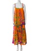 Roopa Floral Print Long Dress
