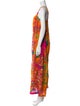 Roopa Floral Print Long Dress