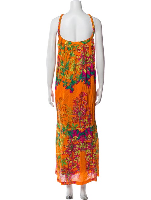 Roopa Floral Print Long Dress
