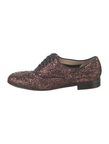Christian Louboutin Flats Patent Leather Oxfords IT 38 | 8