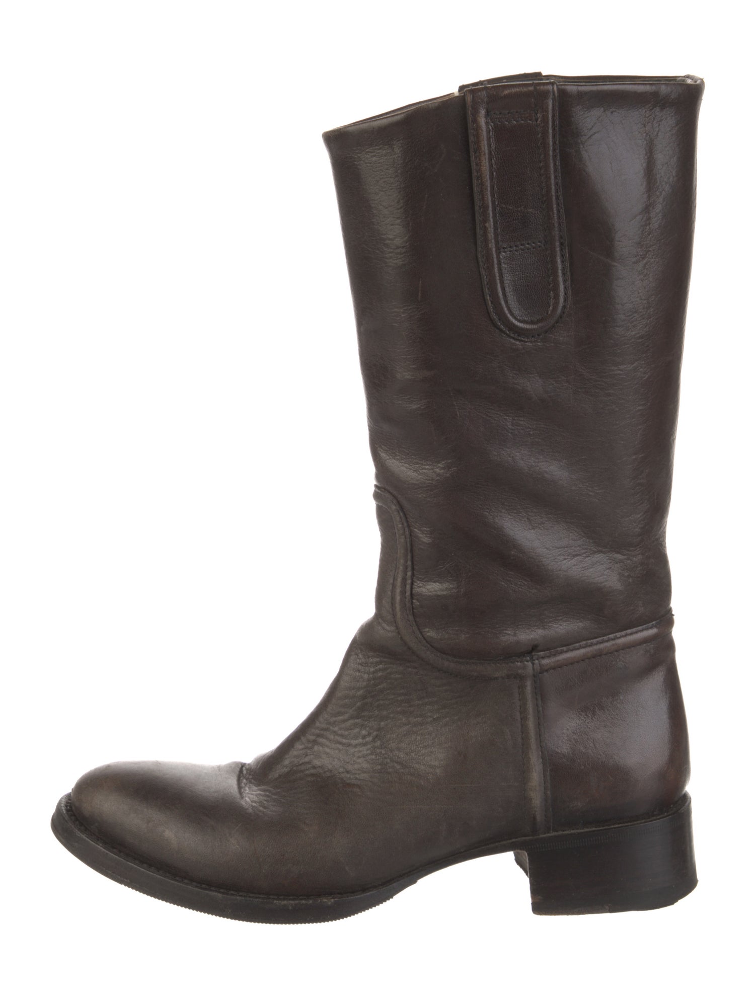 Rocco P. Leather Moto Boots