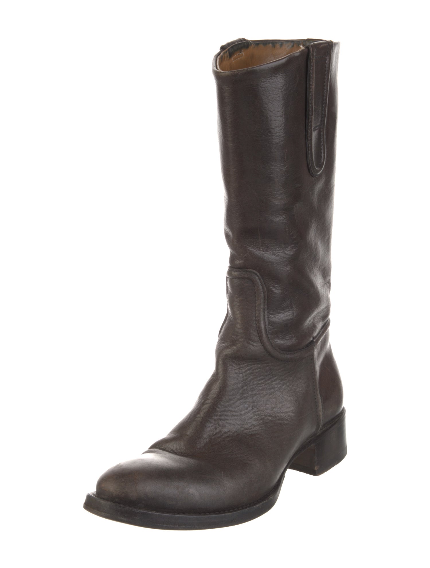 Rocco P. Leather Moto Boots