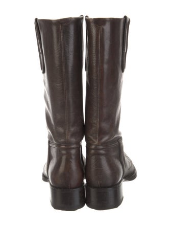 Rocco P. Leather Moto Boots