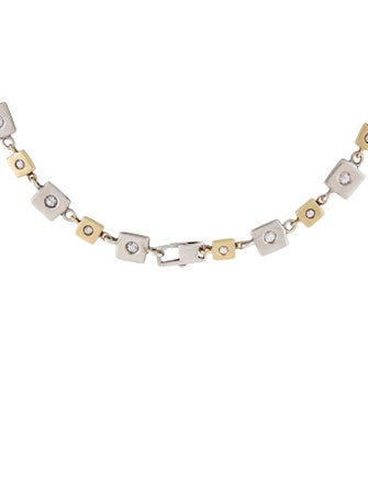 Robin Rotenier 2.49ctw Sapphire Square Links Necklace