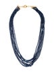 Robin Rotenier Sapphire Multistrand Bead Necklace