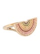 Rosa De La Cruz 18K Diamond & Multistone Rainbow Cocktail Ring