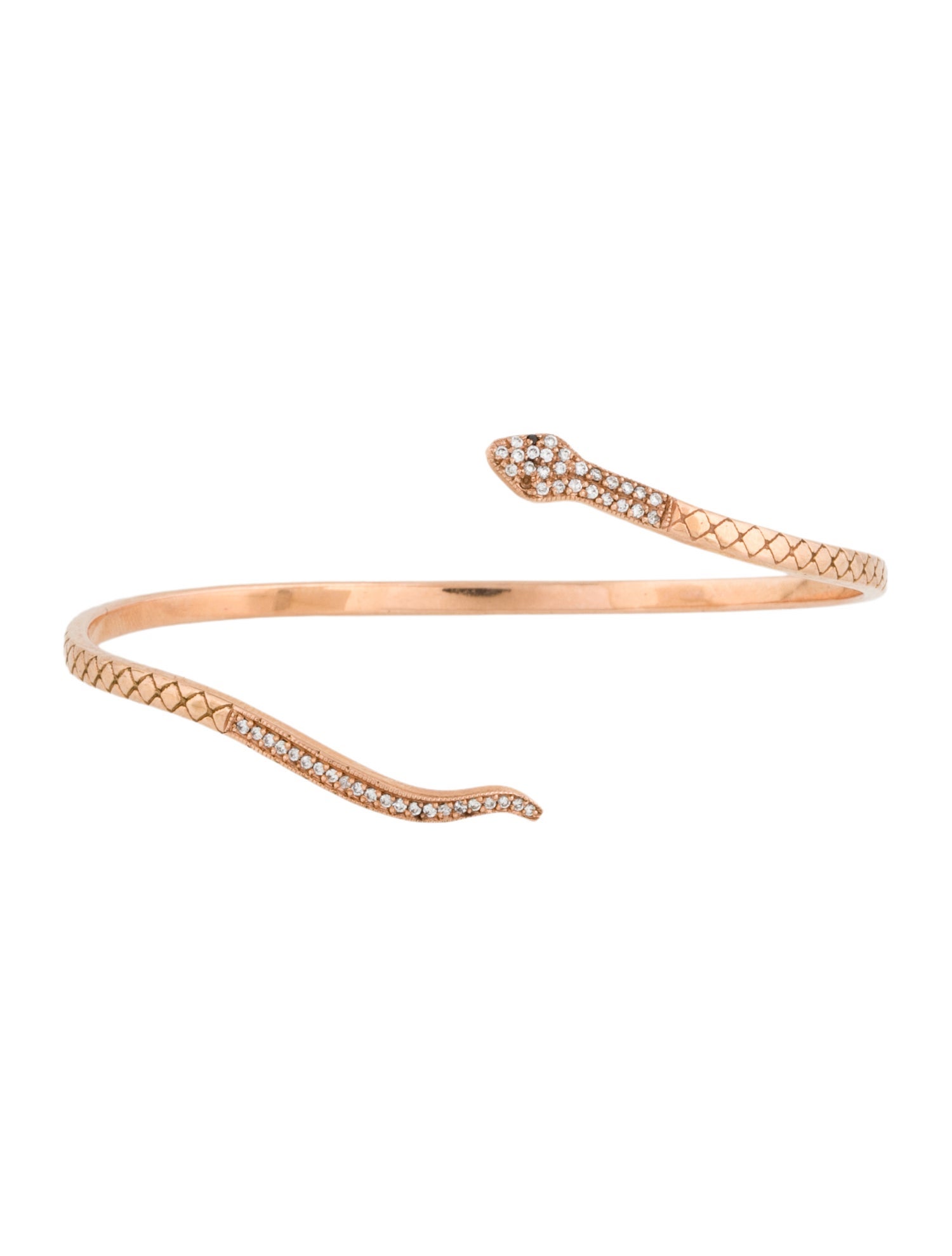 Roseark 14K Diamond Snake Cuff