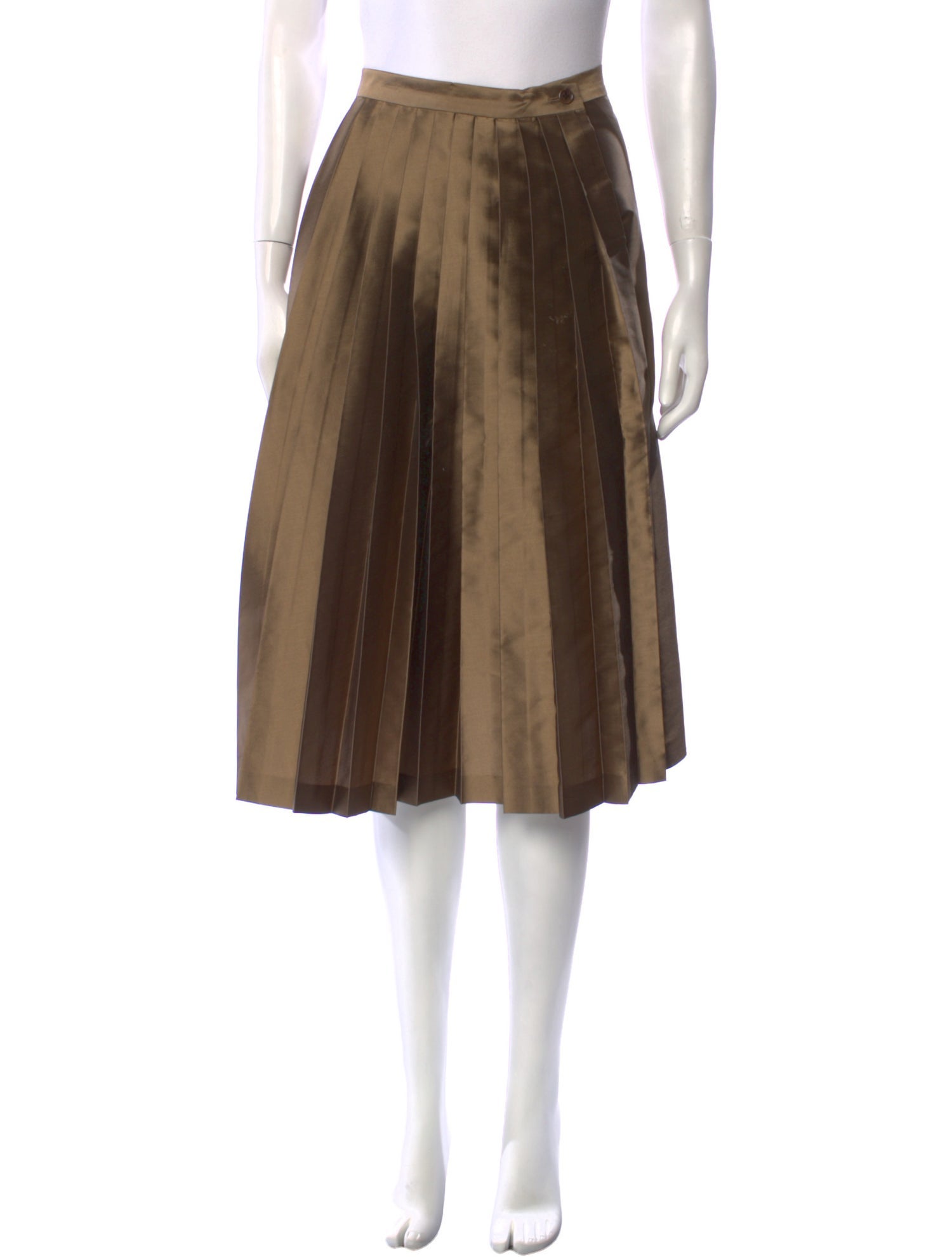 Rossella Jardini Pleated Accents Midi Length Skirt