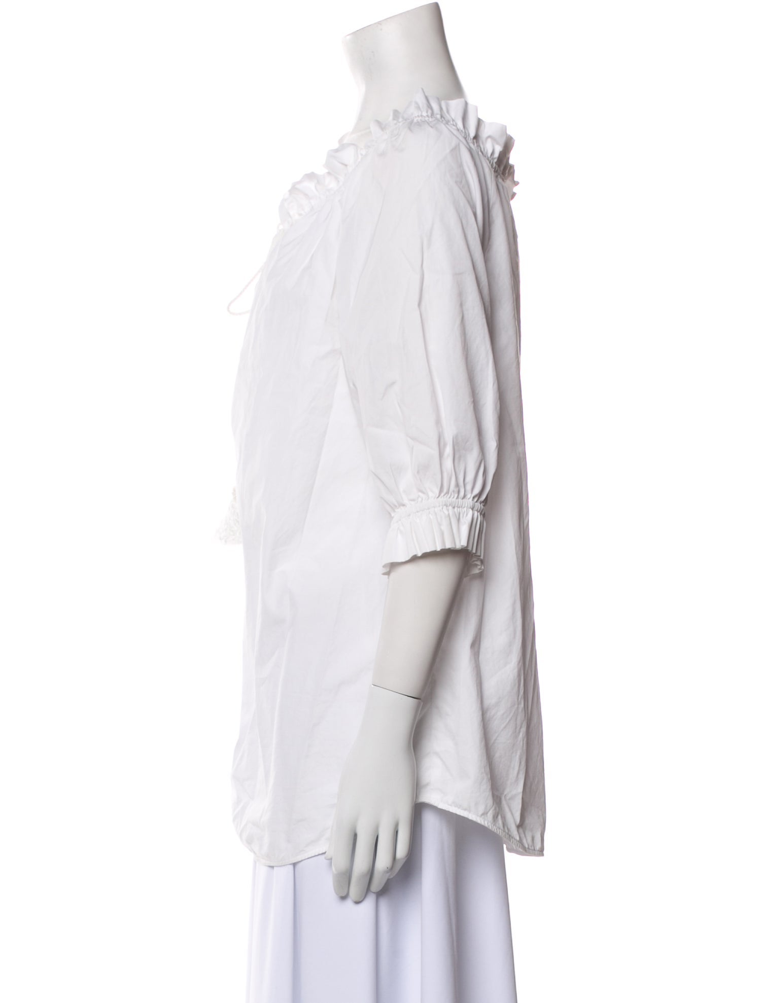 Rossella Jardini V-Neck Three-Quarter Sleeve Tunic